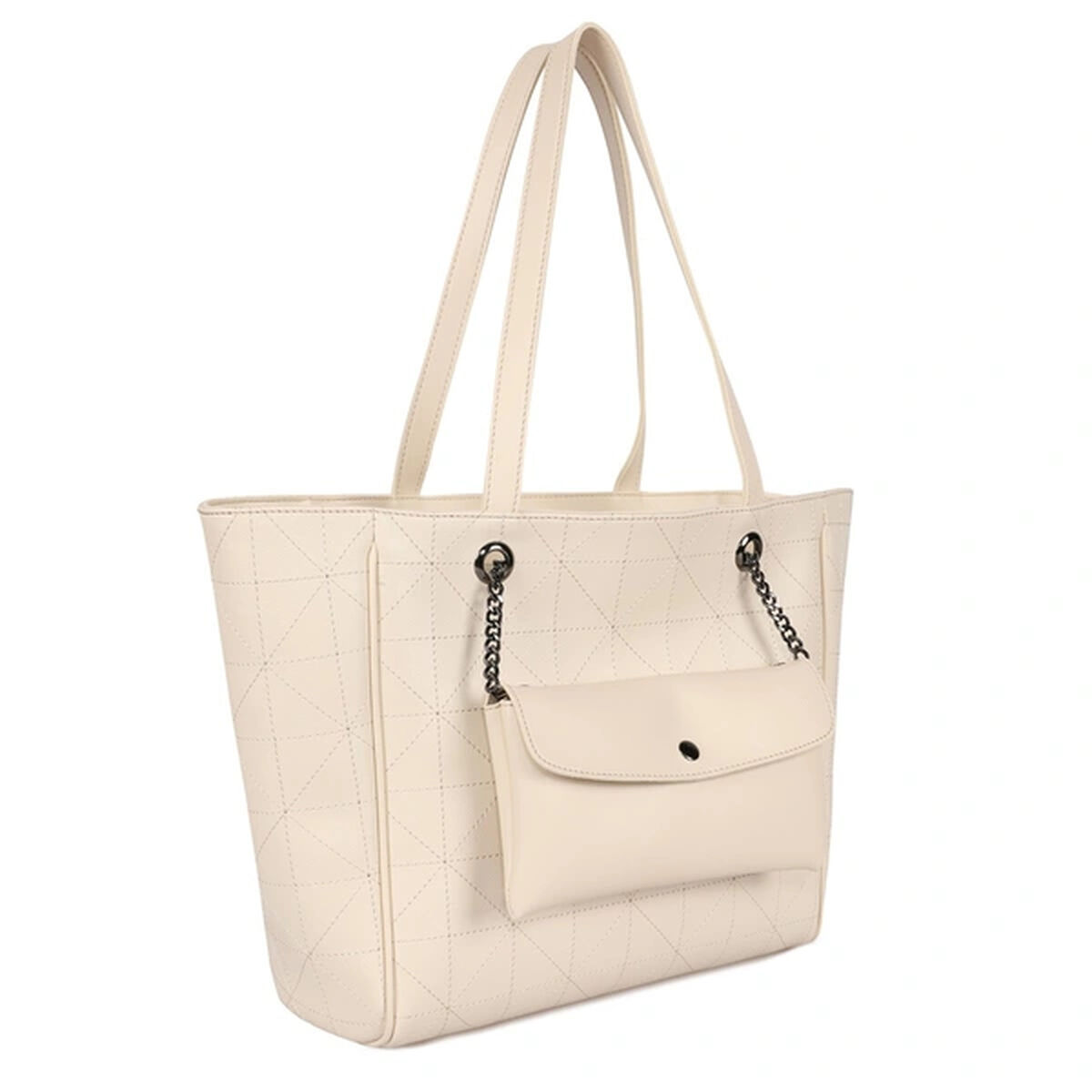 Women’s Handbag Laura Ashley RELIEF-QUILTED-CREAM Cream 30 x 30 x 10 cm