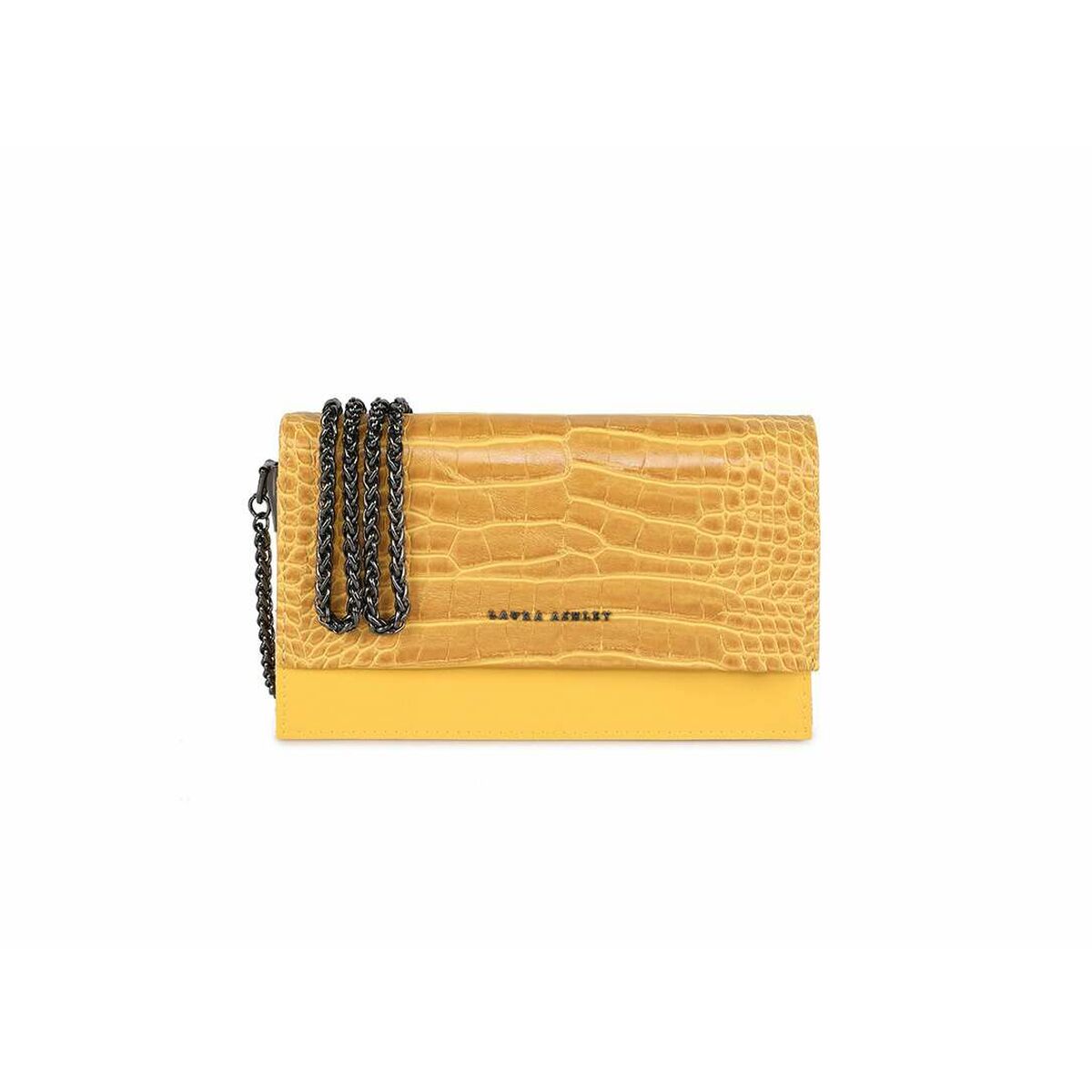 Women’s Handbag Laura Ashley DUDLEY-CROCO-YELLOW Yellow 22 x 12 x 5 cm