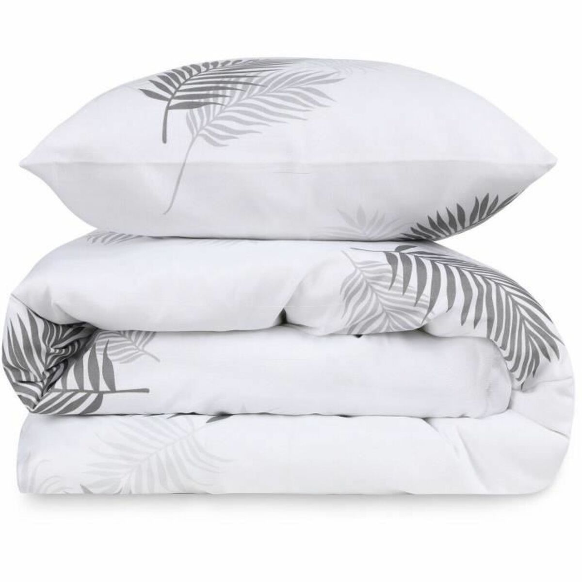 Duvet cover set Grey Super king 3 Pieces