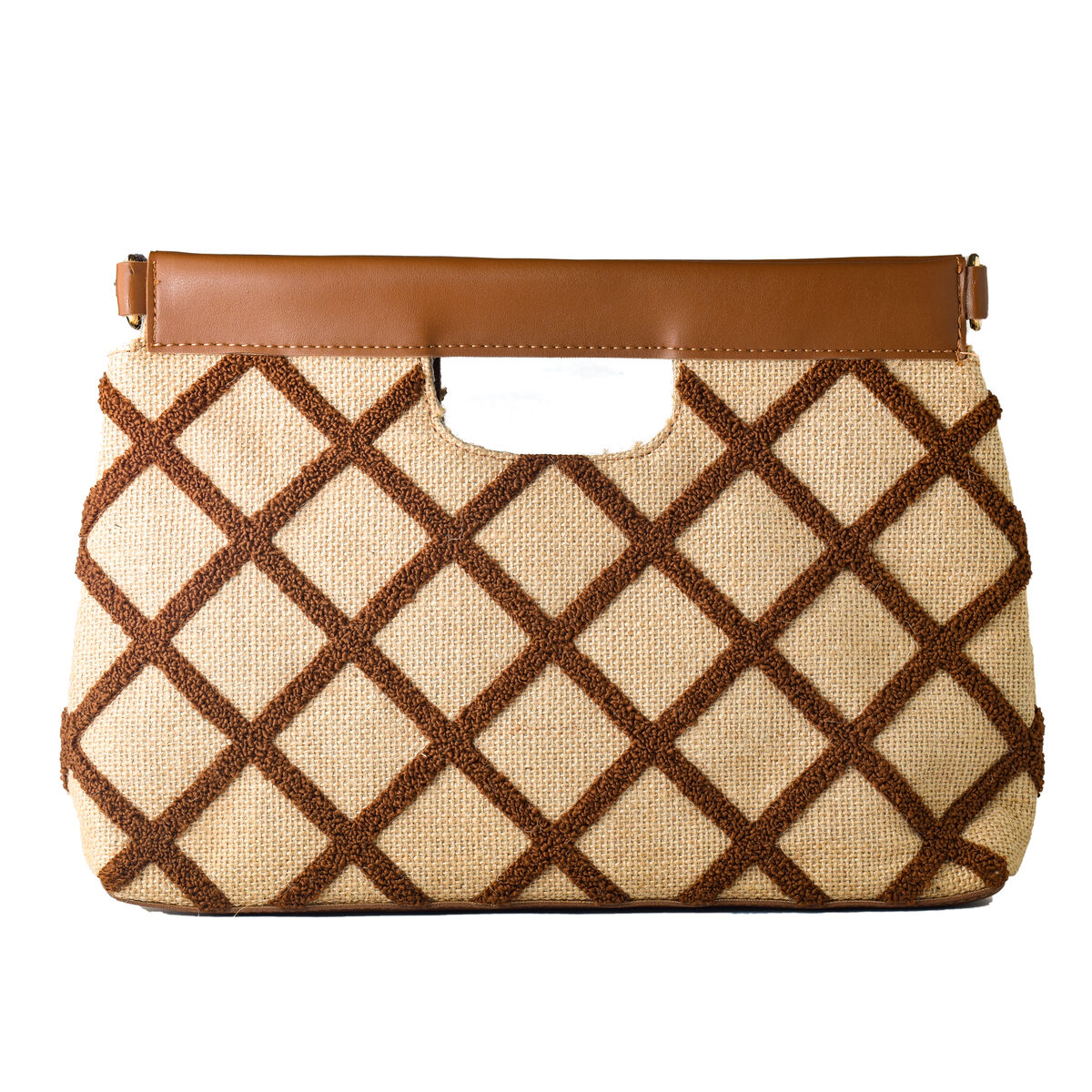 Women’s Handbag Laura Ashley VALETTA-QUILTED-TAN Brown 30 x 20 x 9 cm