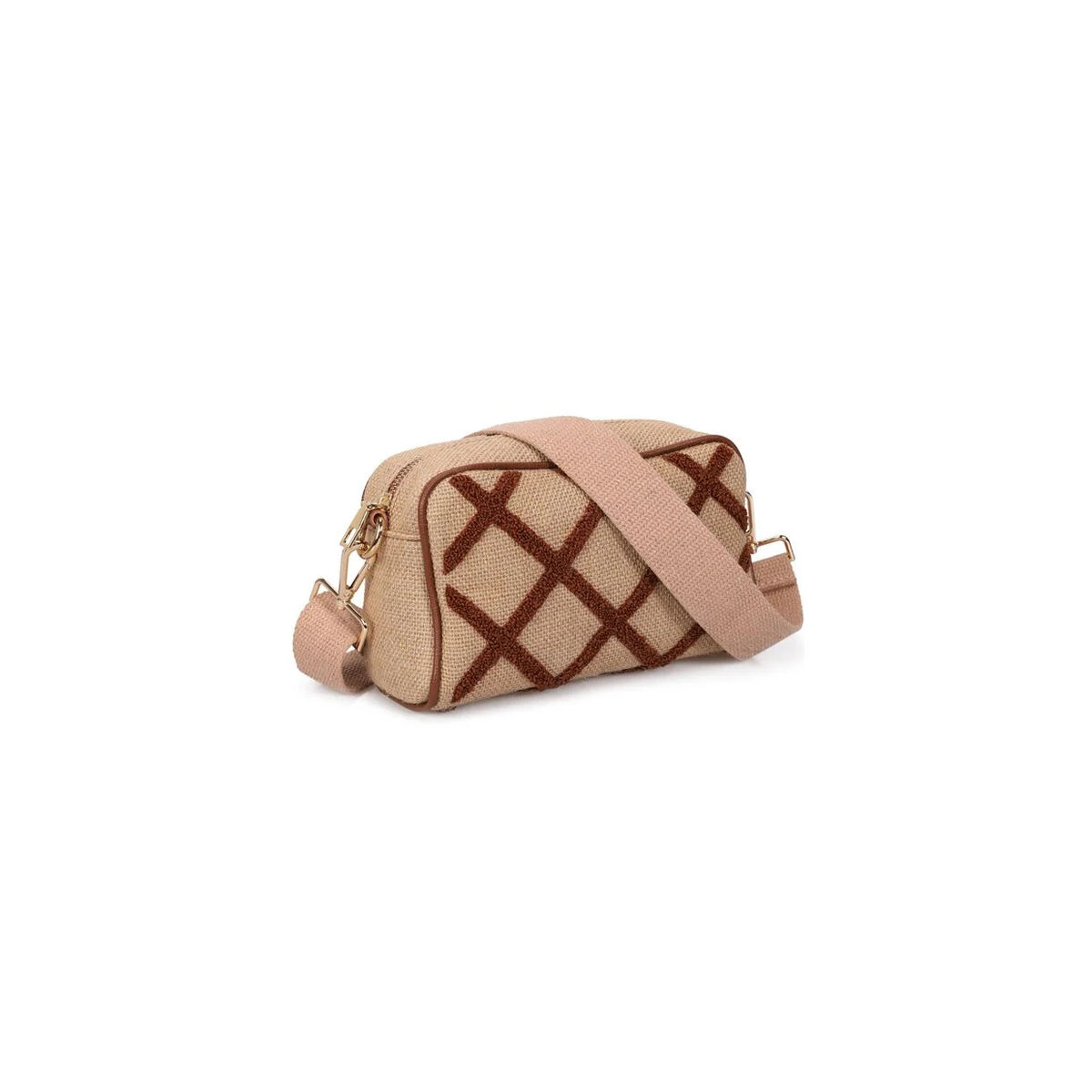 Women’s Handbag Laura Ashley LENORE-QUILTED-TAN Brown 23 x 15 x 9 cm