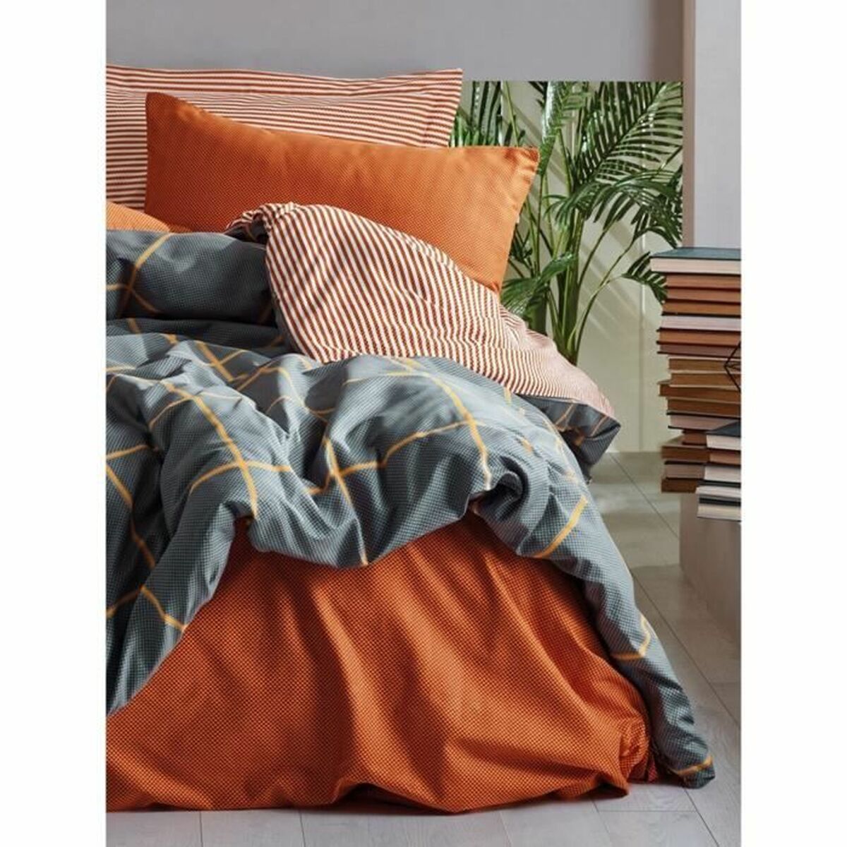 Duvet cover set Multicolour 220 x 240 cm