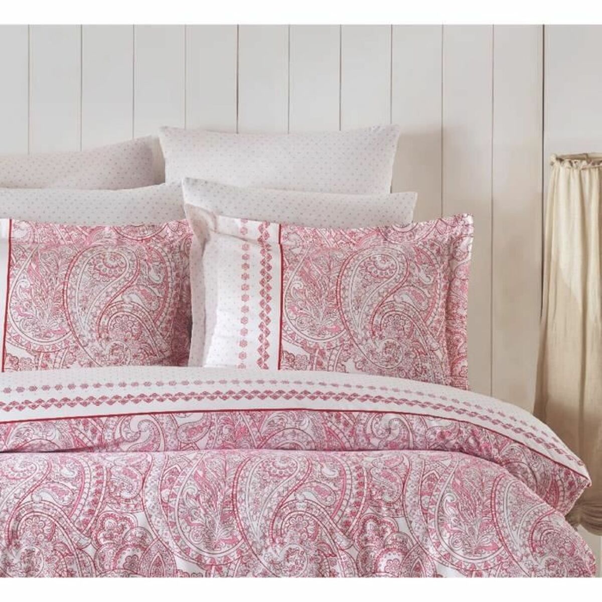 Duvet cover set Pink Super king 3 Pieces
