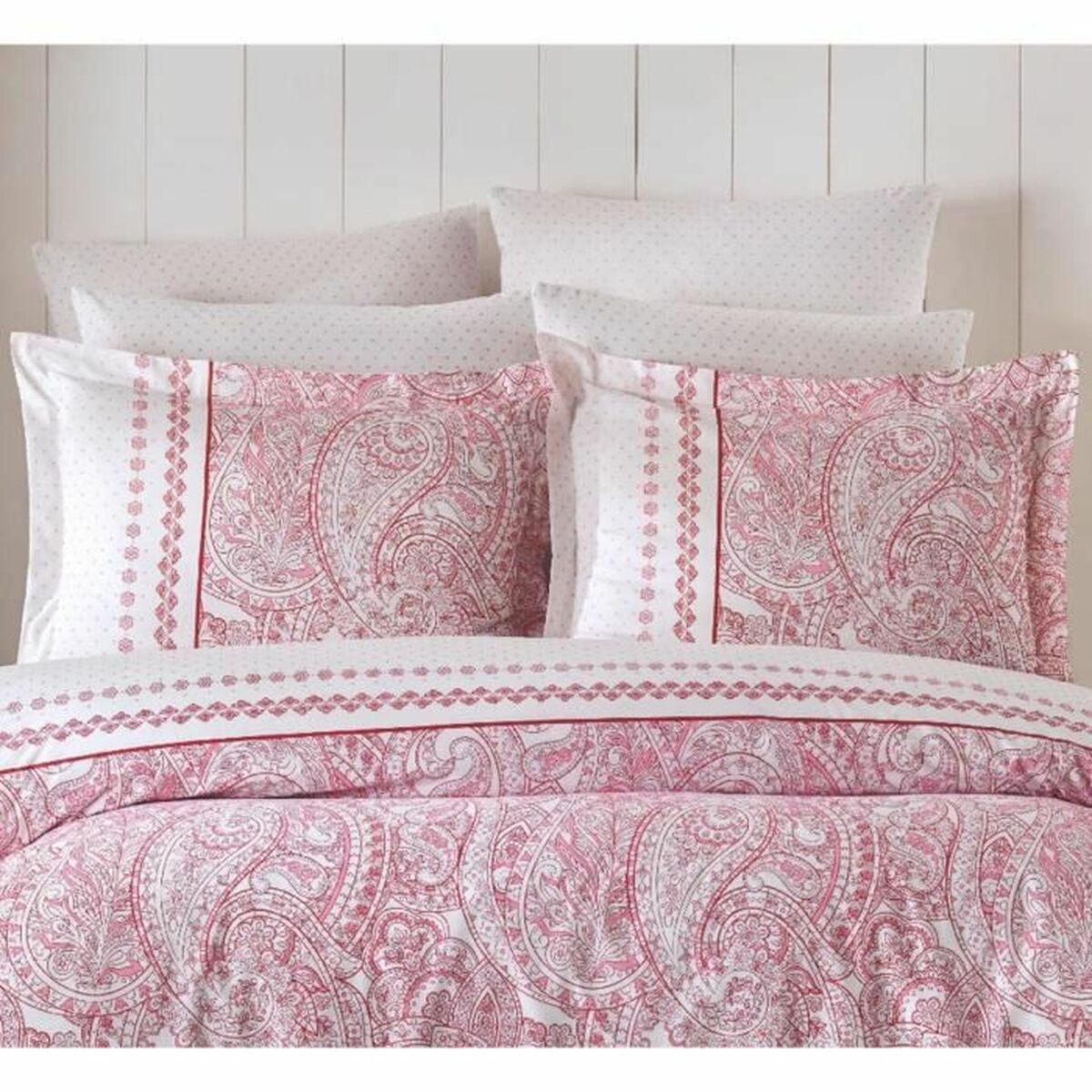 Duvet cover set Pink Super king 3 Pieces