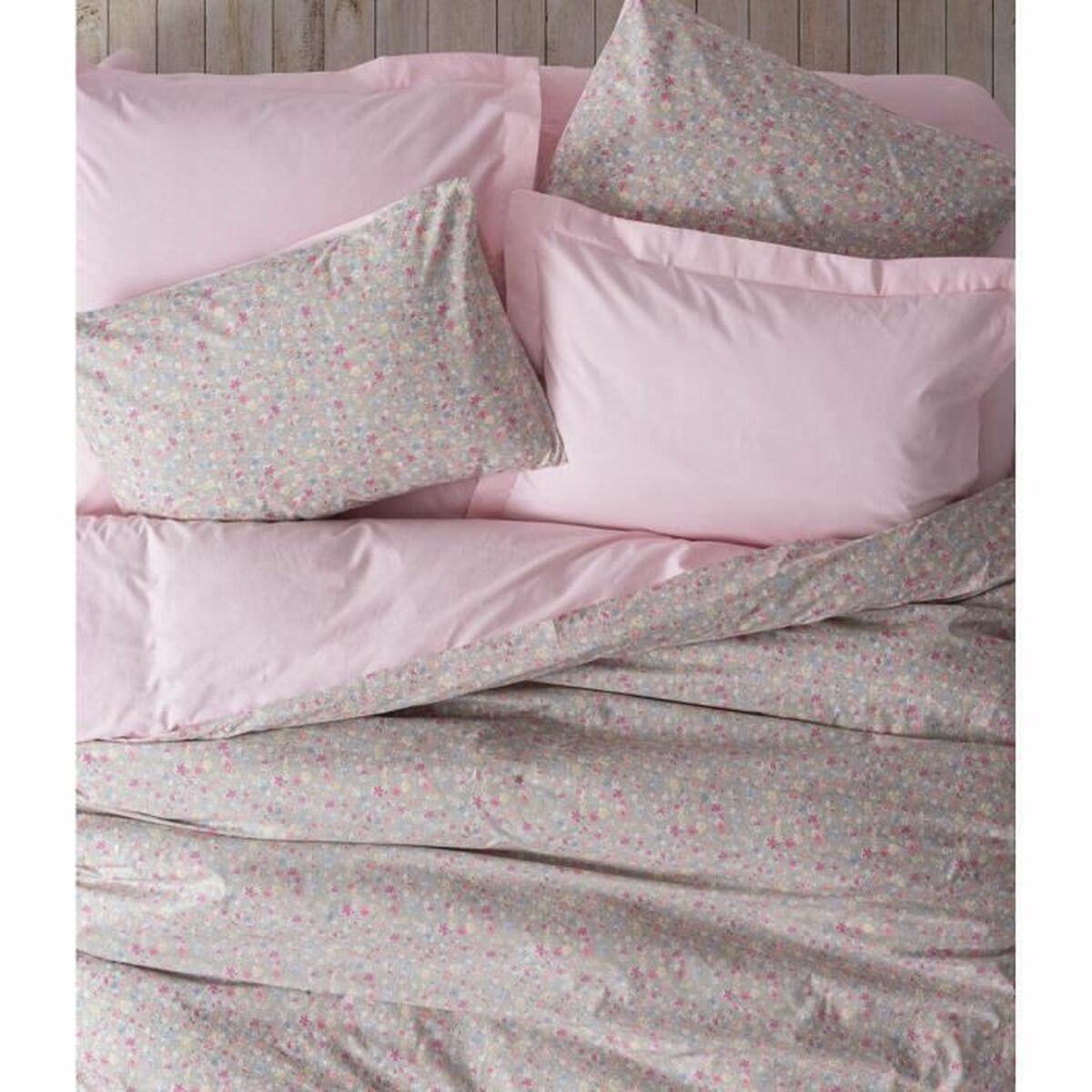 Duvet cover set Pink 220 x 240 cm