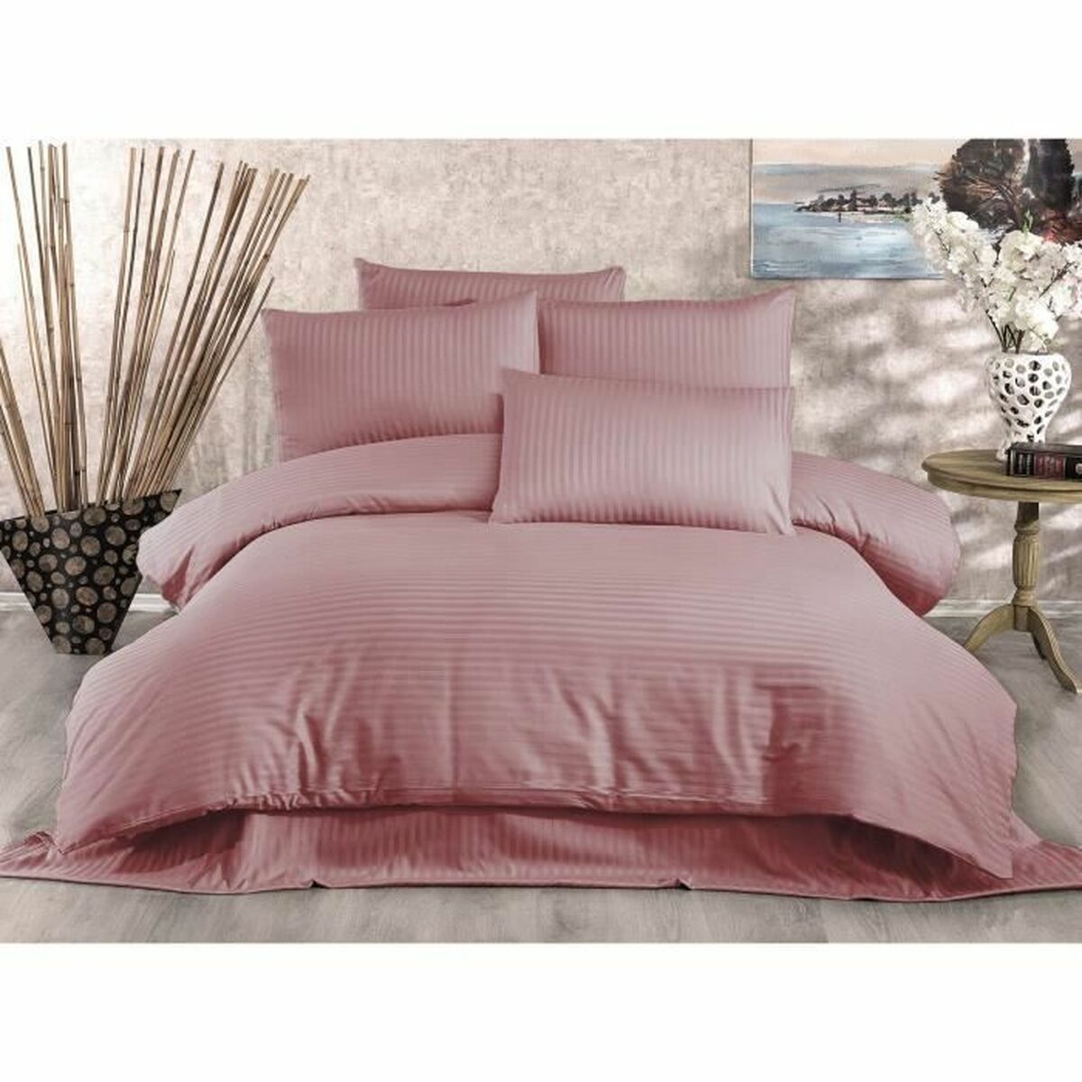Duvet cover set Beige Super king 3 Pieces