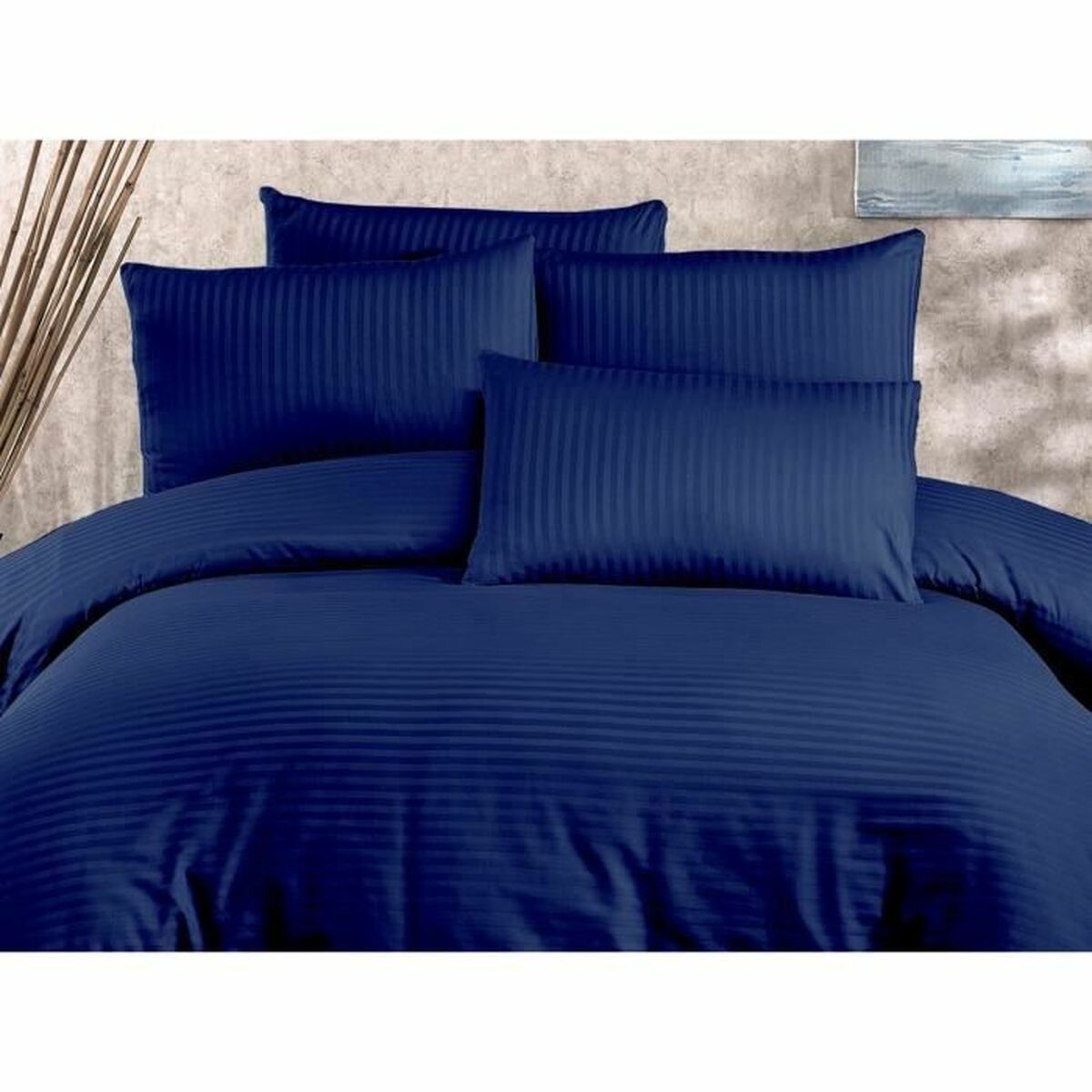 Duvet cover set Blue Super king 3 Pieces