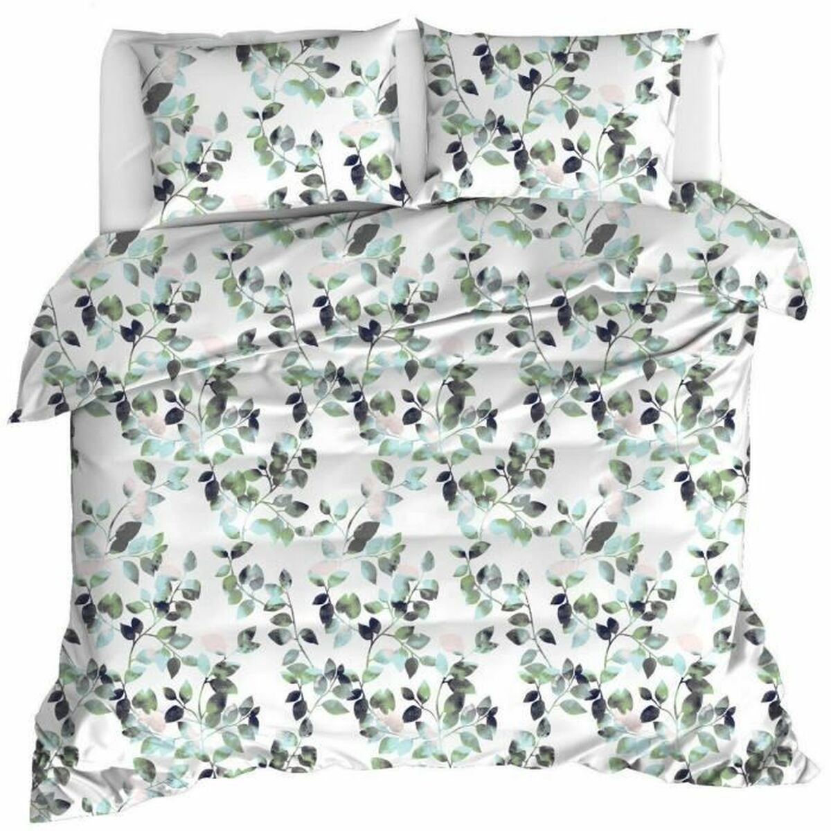 Duvet cover set Green Super king 3 Pieces