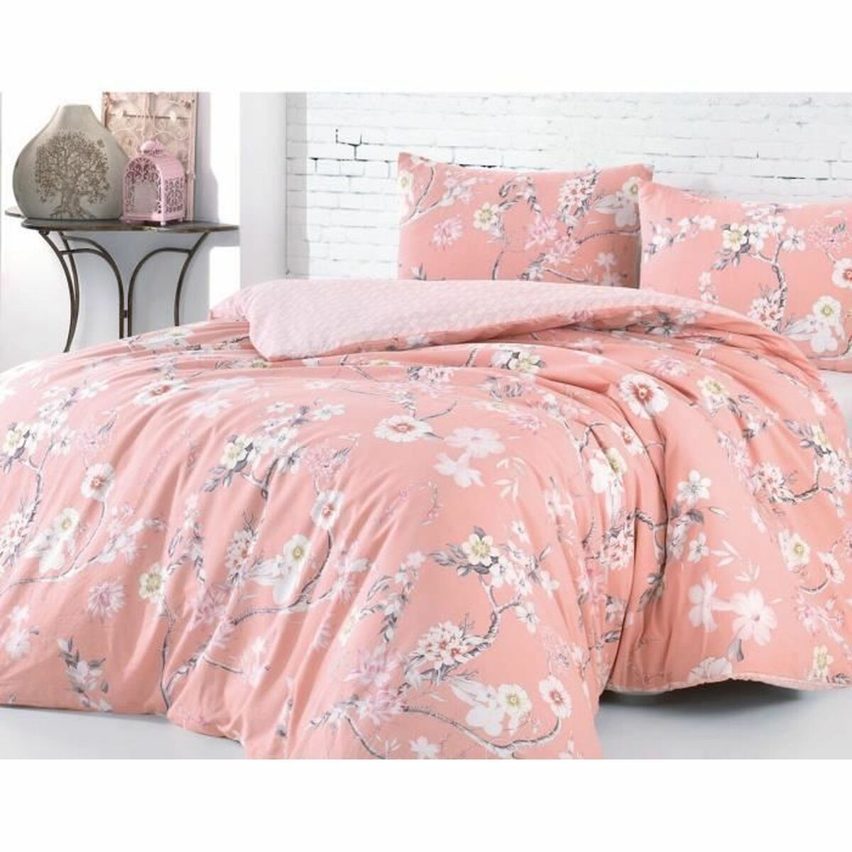 Duvet cover set Beige Super king 3 Pieces