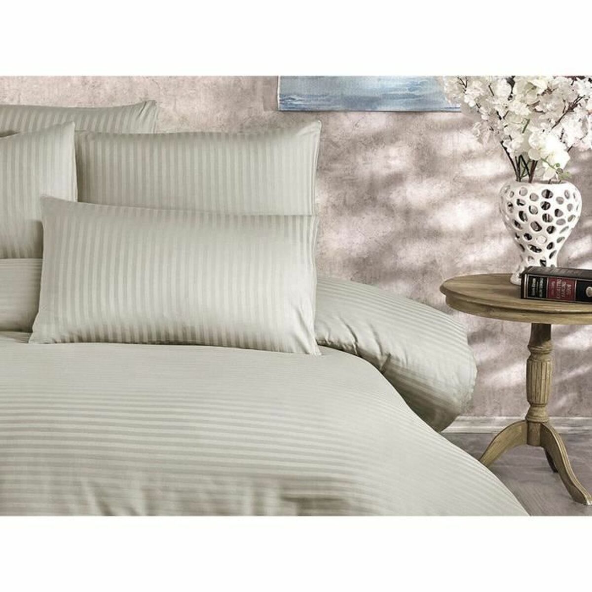 Duvet cover set Beige Super king 3 Pieces