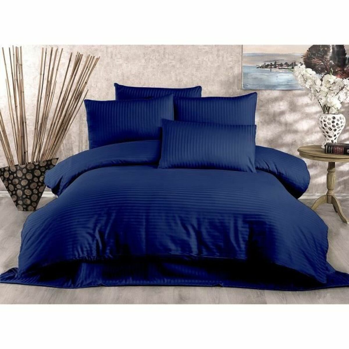 Duvet cover set Blue Super king 3 Pieces