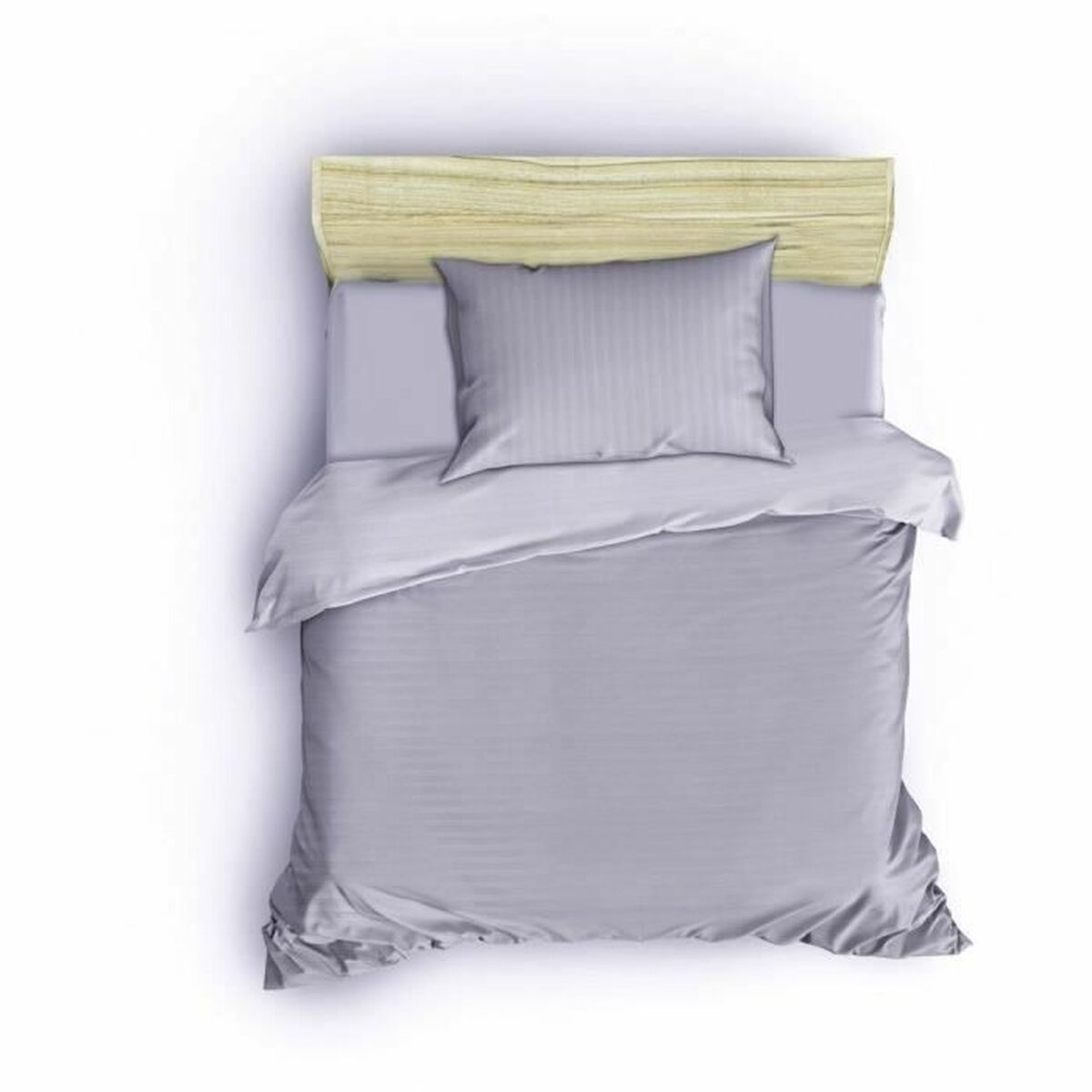 Duvet cover set Grey Super king 3 Pieces