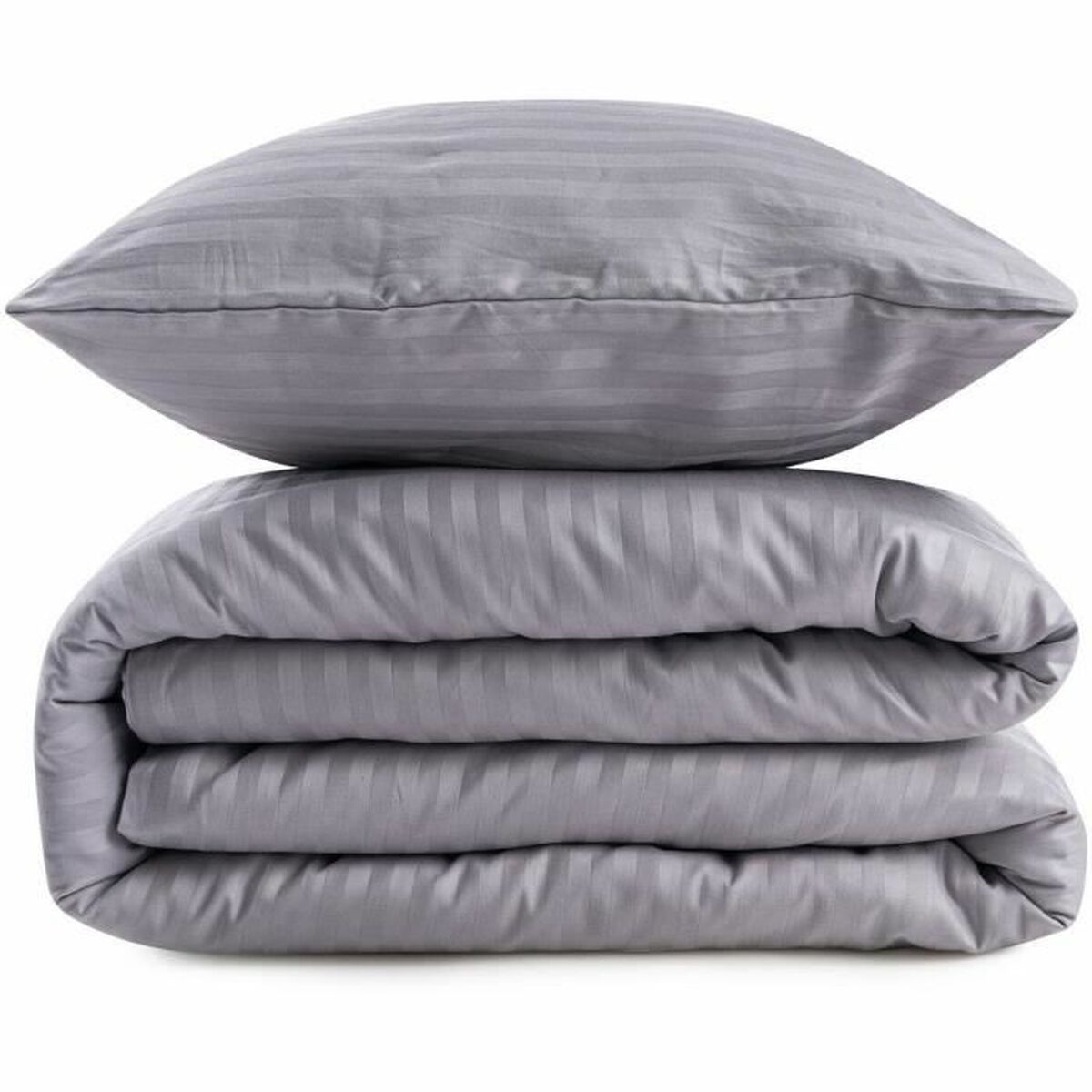 Duvet cover set Grey Super king 3 Pieces