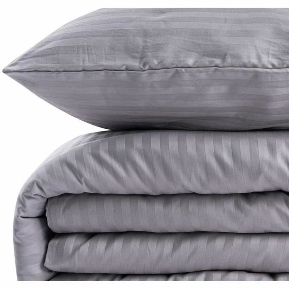 Duvet cover set Grey Super king 3 Pieces