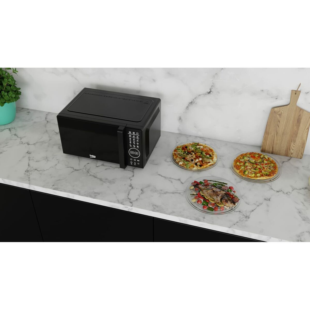 Microwave with Grill BEKO MGC20130BFB 20L Black 1000 W