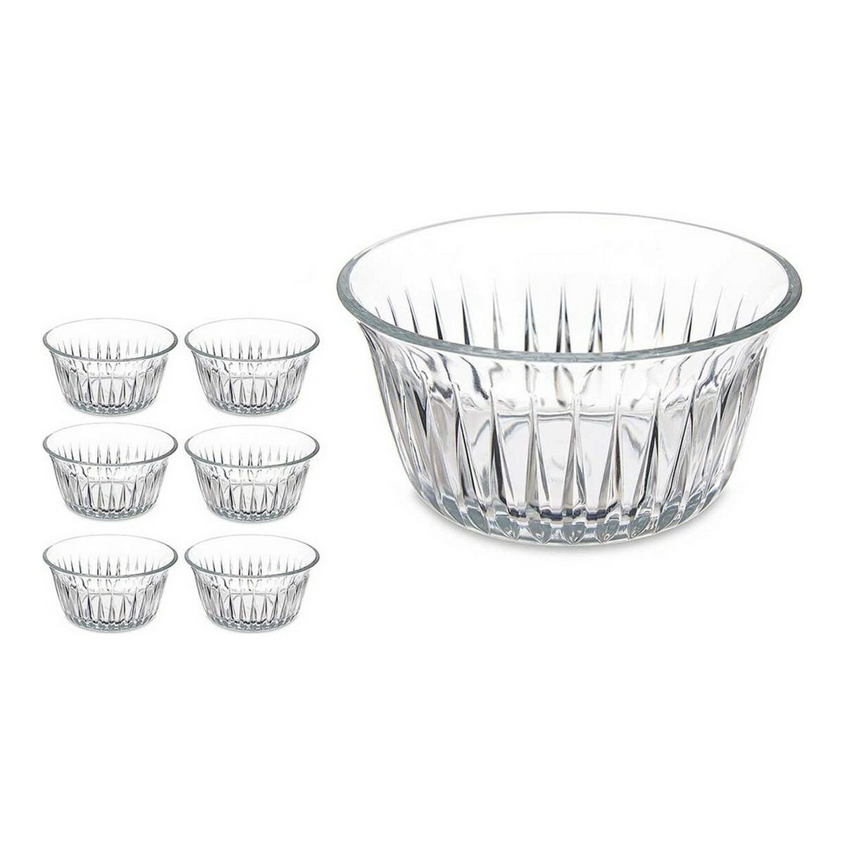 Set of bowls Pasabahce Frezya Transparent Glass 175 ml