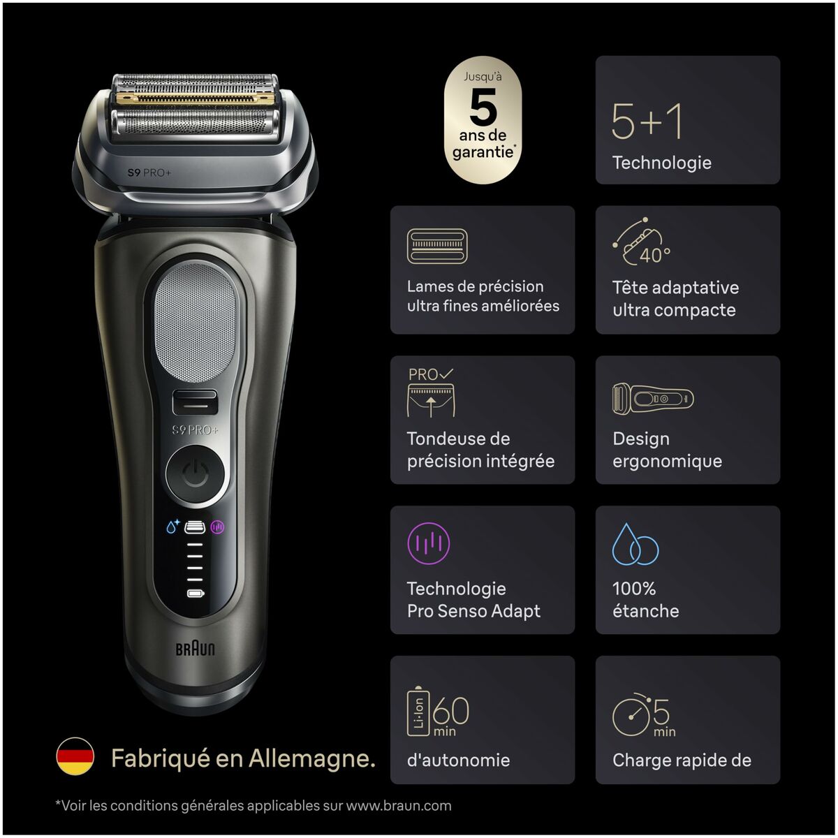 Hair Clippers Braun 9615S