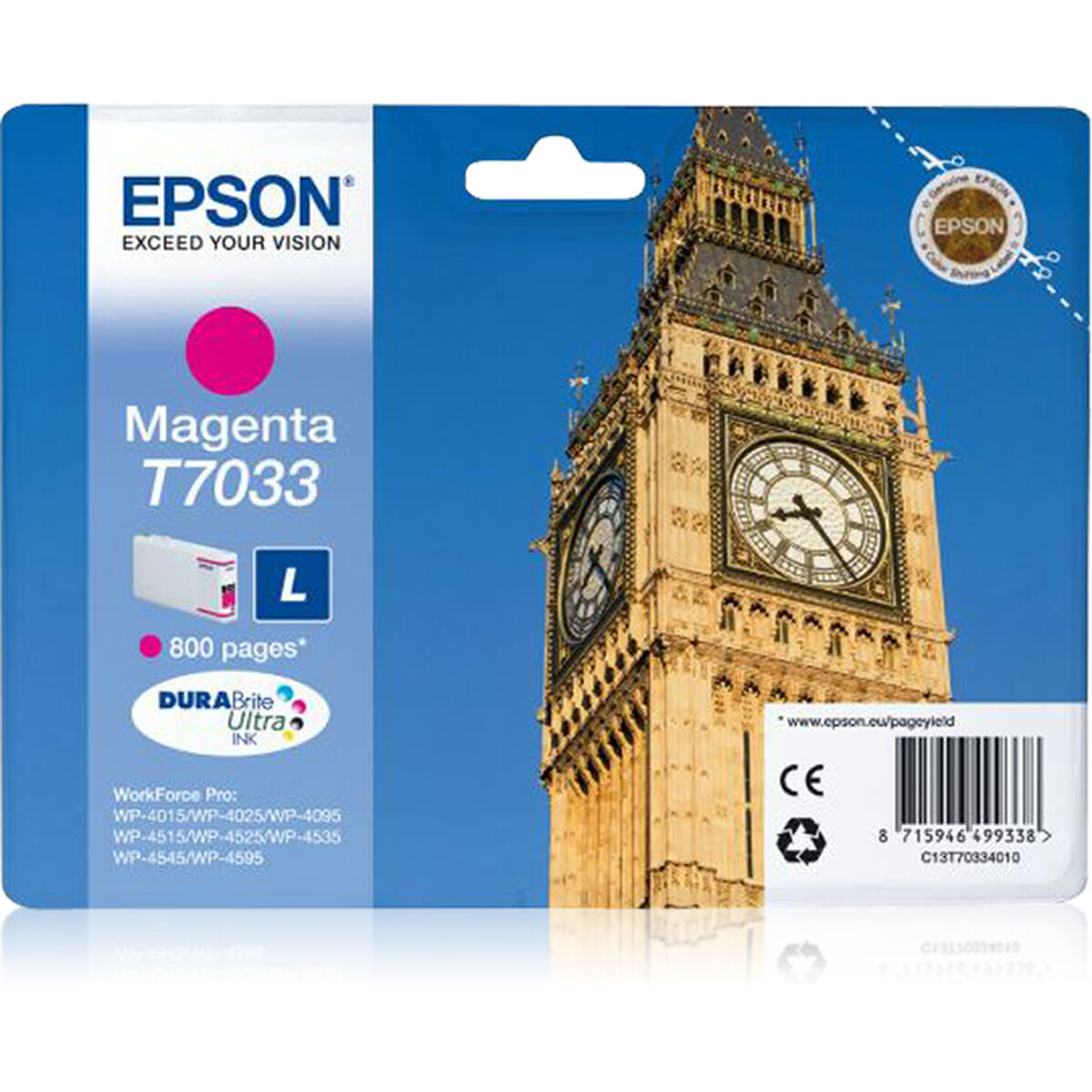 Original Toner Epson C13T70334010 Magenta Original Toner Epson C13T70334010 Magenta