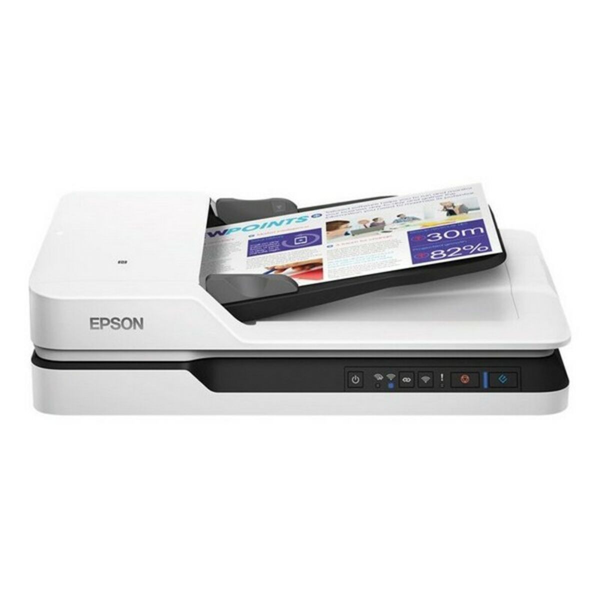 Dual Face Wi-Fi Scanner Epson B11B244401 1200 dpi LAN 25 ppm Dual Face Wi-Fi Scanner Epson B11B244401 1200 dpi LAN 25 ppm