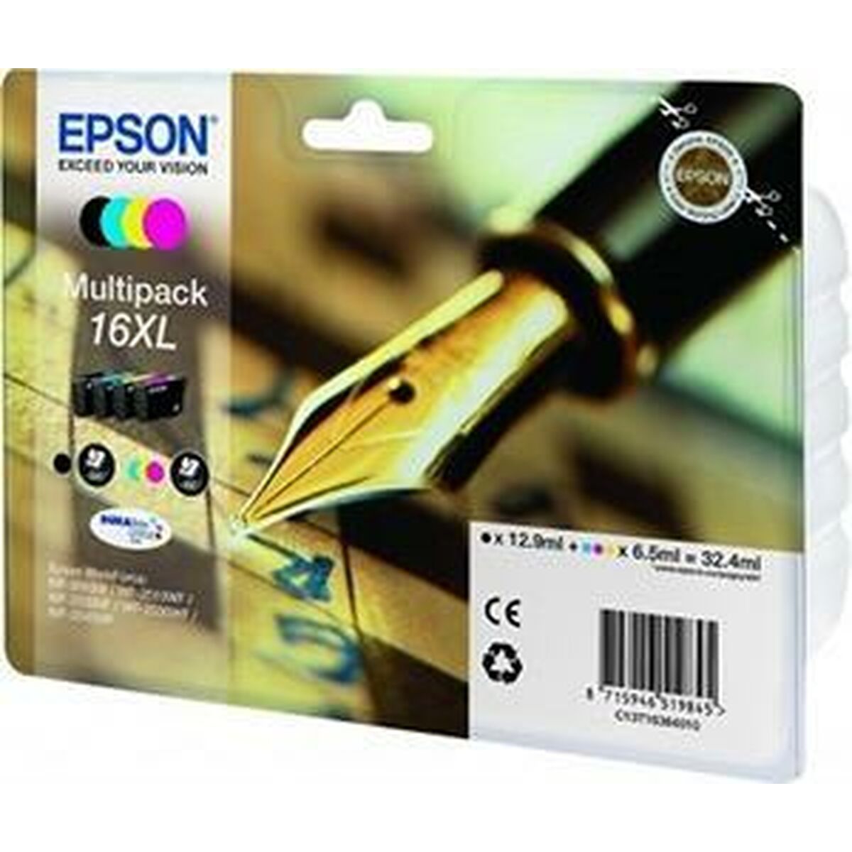 Original Ink Cartridge Epson DURABRITE ULTRA INK – N16XL Black/Cyan/Magenta/Yellow (8 Units)
