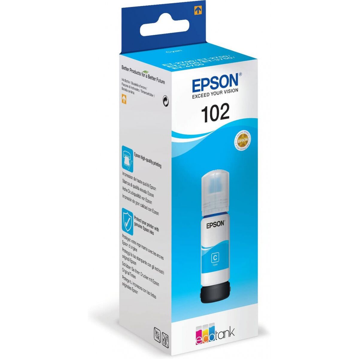 Original Ink Cartridge Epson 102 Cyan Original Ink Cartridge Epson 102 Cyan
