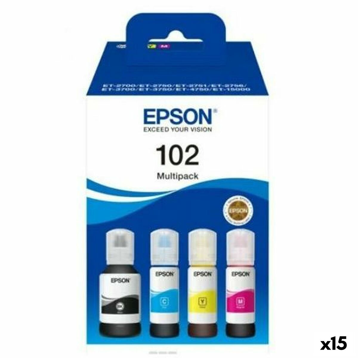 Original Ink Cartridge Epson N102 Multipack Yellow (15 Units)