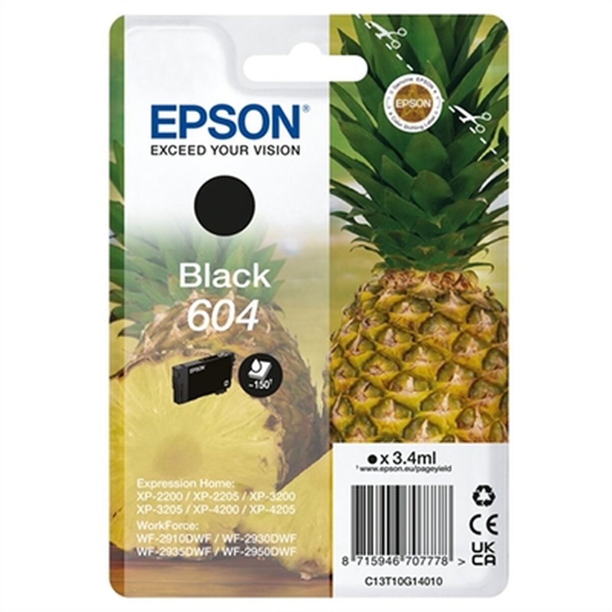 Original Ink Cartridge Epson 604 Black Original Ink Cartridge Epson 604 Black