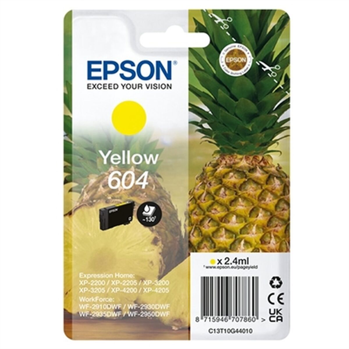 Original Ink Cartridge Epson 604 Yellow Original Ink Cartridge Epson 604 Yellow