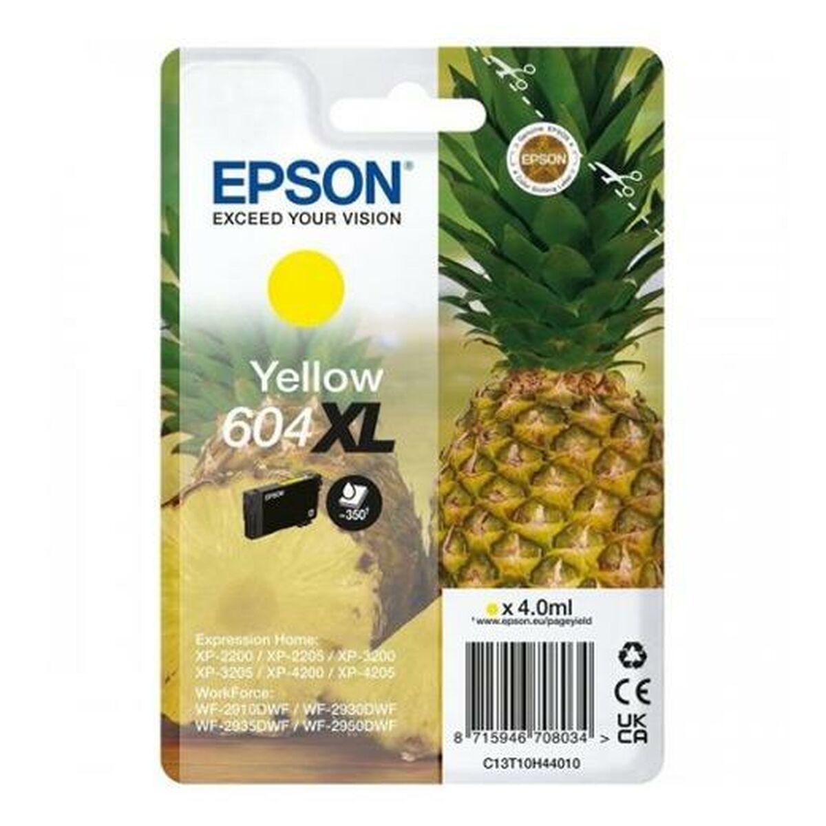 Original Ink Cartridge Epson 604XL Yellow Black Original Ink Cartridge Epson 604XL Yellow Black