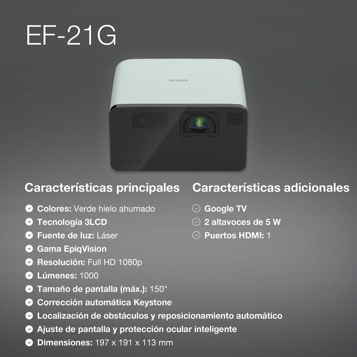 Projector Epson V11HB35340 Full HD LCD 1920 x 1080 px