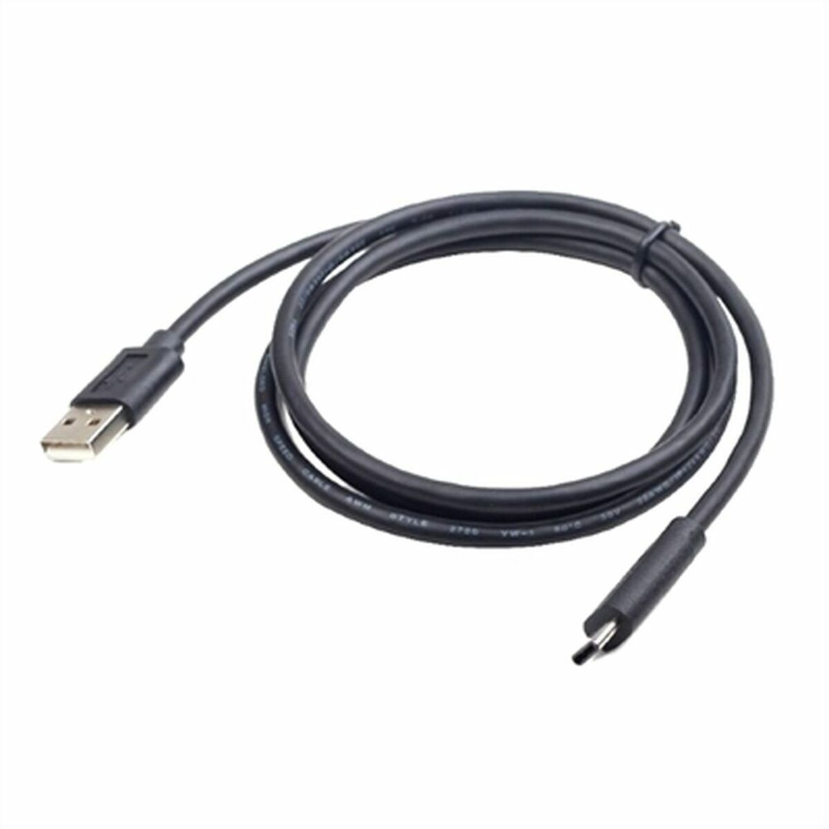 USB 2.0 A to USB-C Cable GEMBIRD CCP-USB2-AMCM-1M Black 1 m