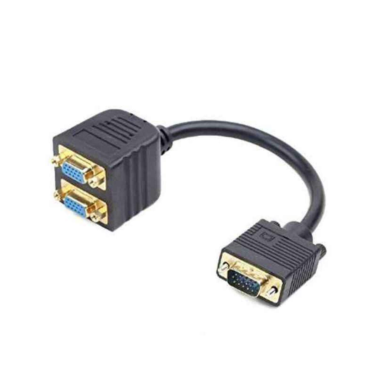 S-VGA Splitter Cable GEMBIRD CC-VGAX2-20CM (20 cm) S-VGA Splitter Cable GEMBIRD CC-VGAX2-20CM (20 cm)