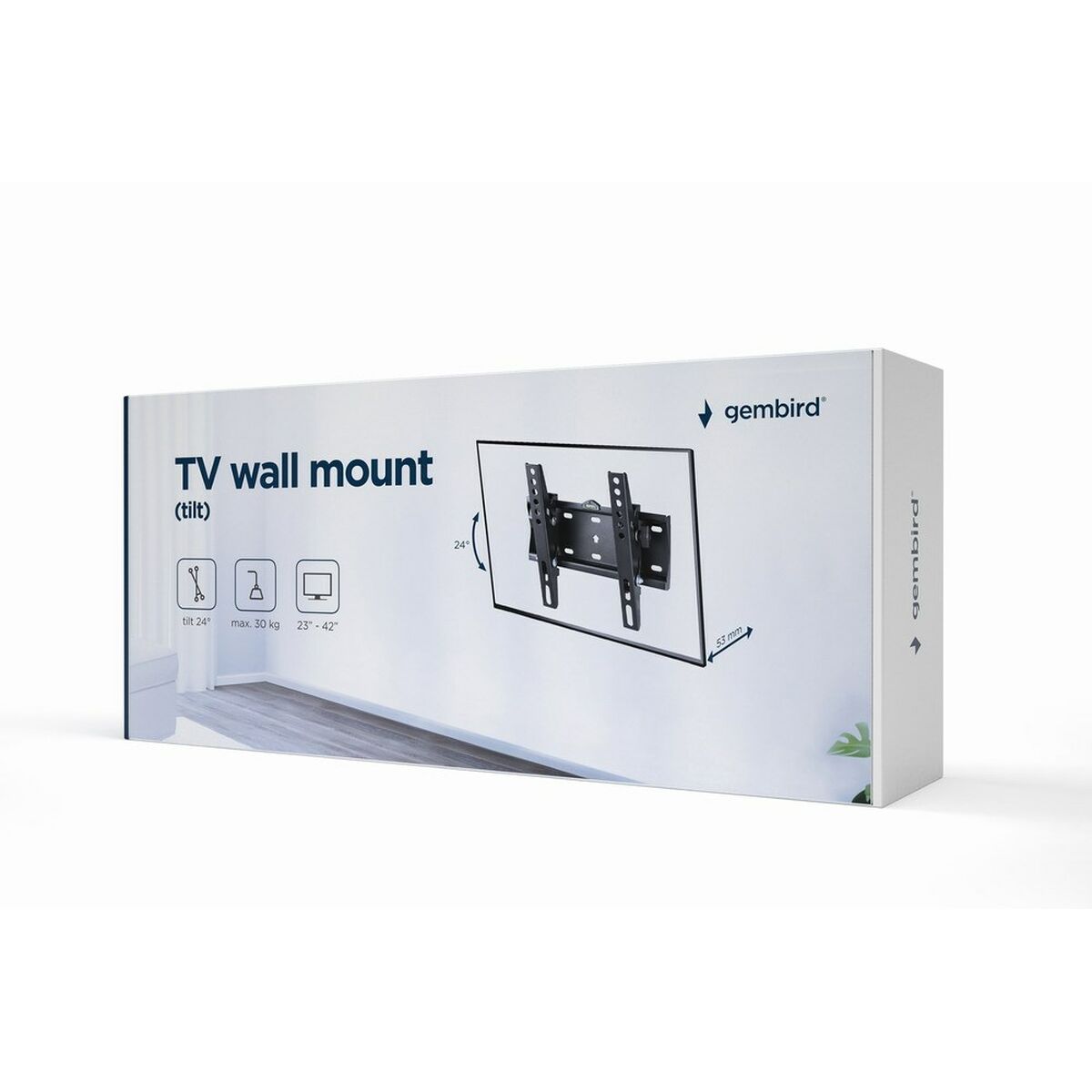 Wall Bracket GEMBIRD WM-42T-02 23″ 42″ 30 Kg