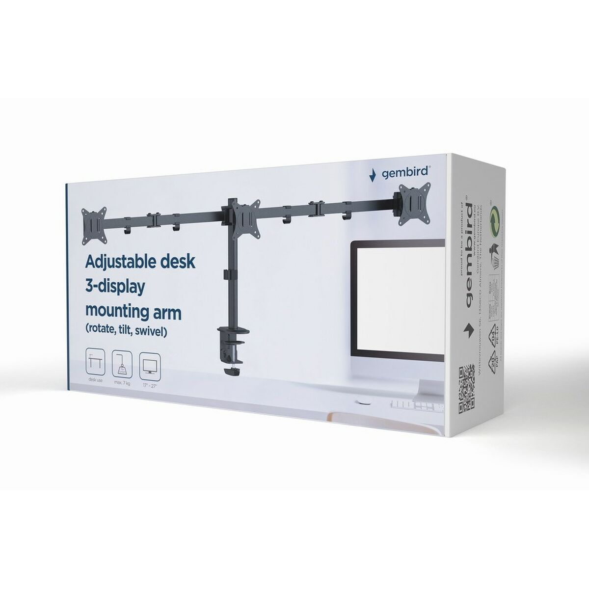 Screen Table Support GEMBIRD MA-D3-01 17″ 27″