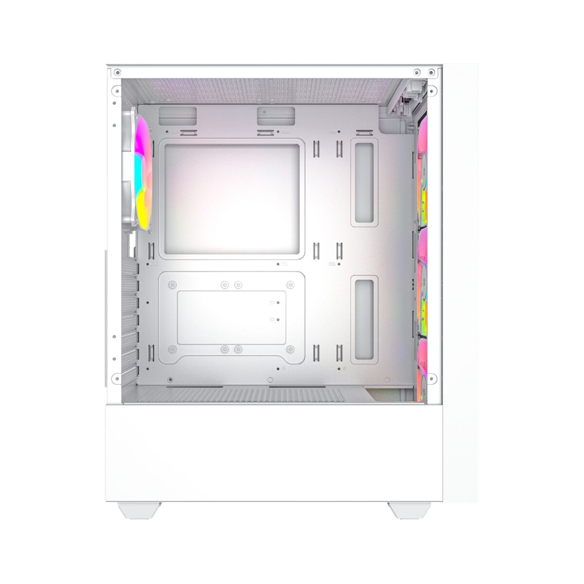 ATX Semi-tower Box GEMBIRD Fornax 4000W ARGB White Multicolour