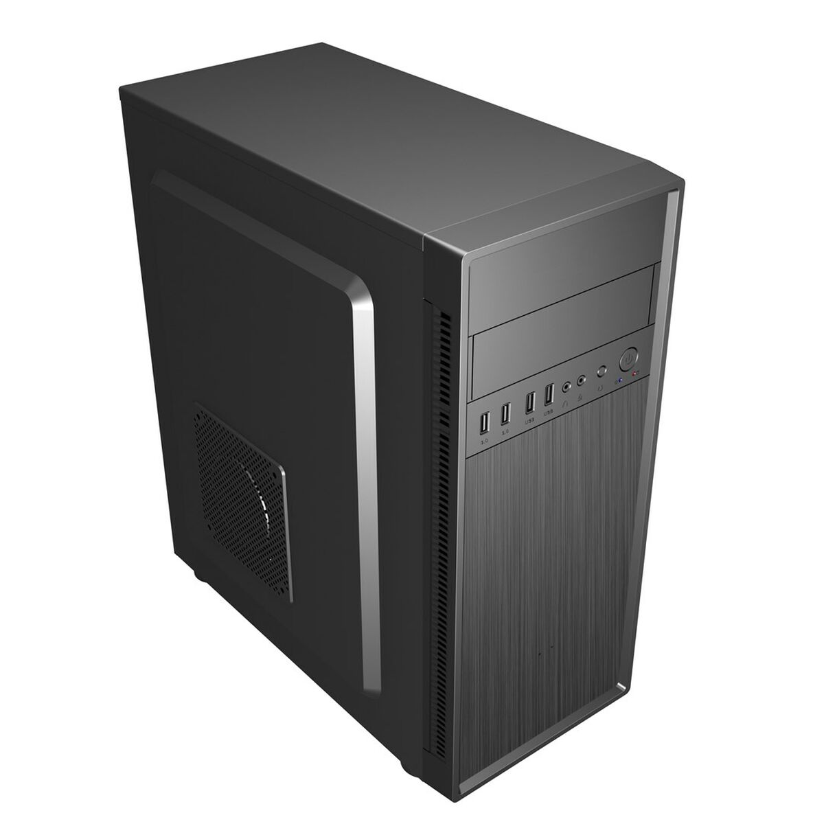 ATX Semi-tower Box GEMBIRD CCC-FC-160 Black