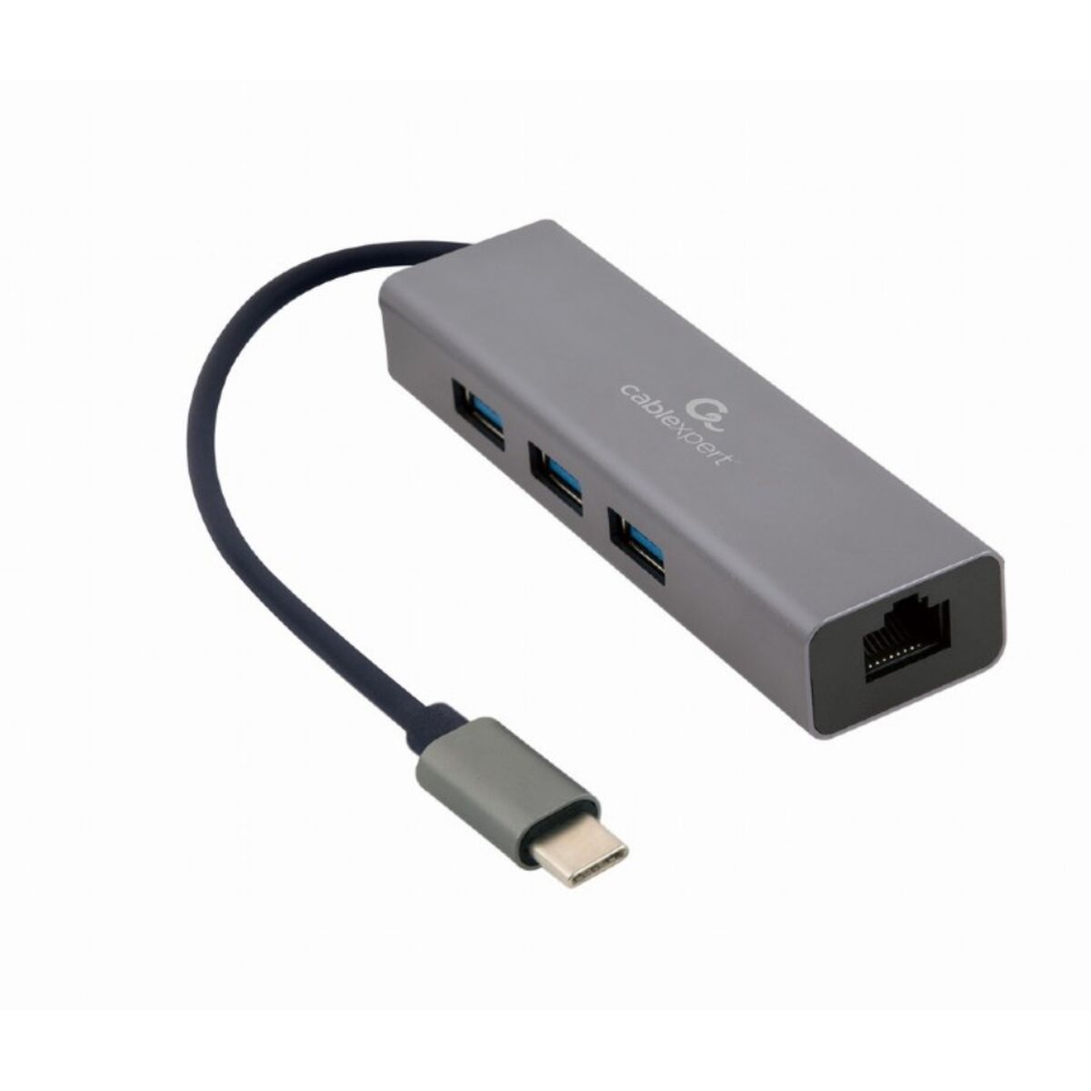 USB Hub GEMBIRD A-CMU3-LAN-01 Grey USB Hub GEMBIRD A-CMU3-LAN-01 Grey