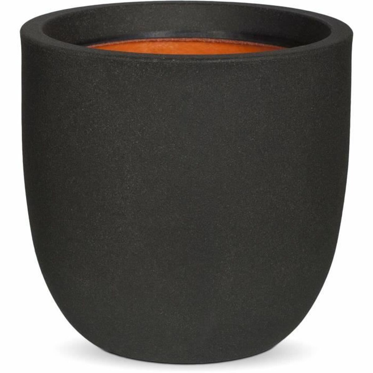 Planter Capi Europe Black Plastic Oval  43 cm Planter Capi Europe Black Plastic Oval  43 cm