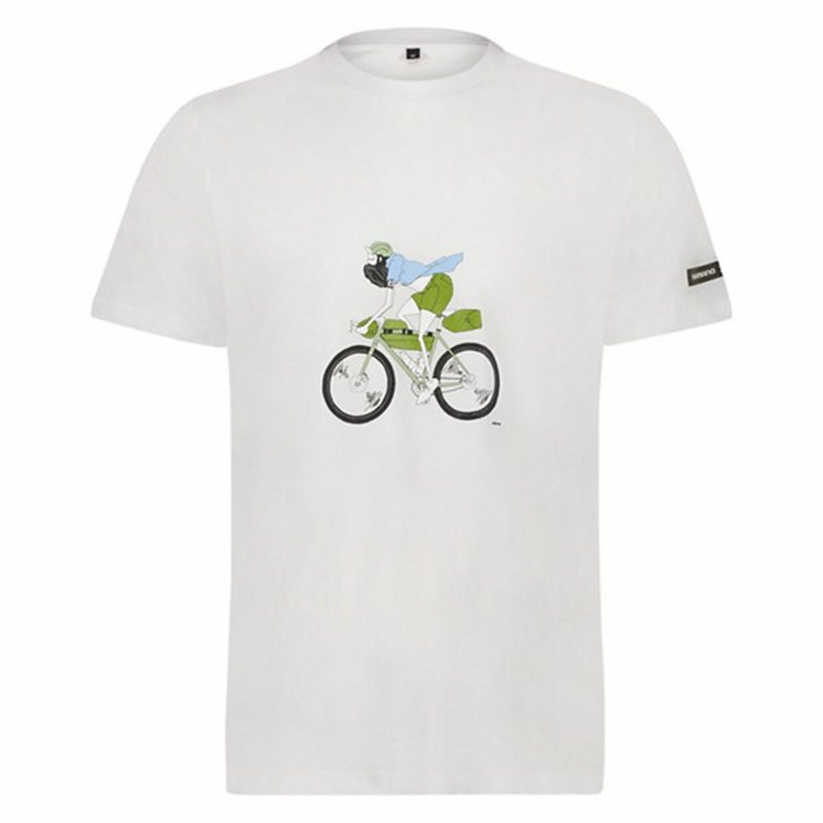 Men’s Short Sleeve T-Shirt Shimano Sentiero Ltd White Men’s Short Sleeve T-Shirt Shimano Sentiero Ltd White