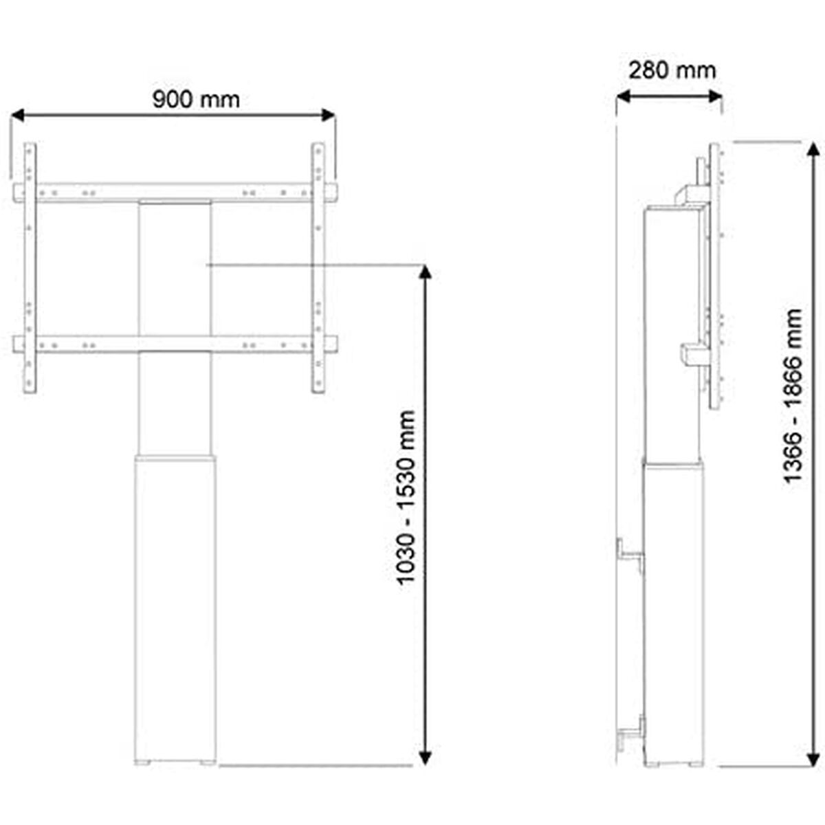 TV Mount Neomounts PLASMA-W2250BLACK 42″ 100″ 130 Kg