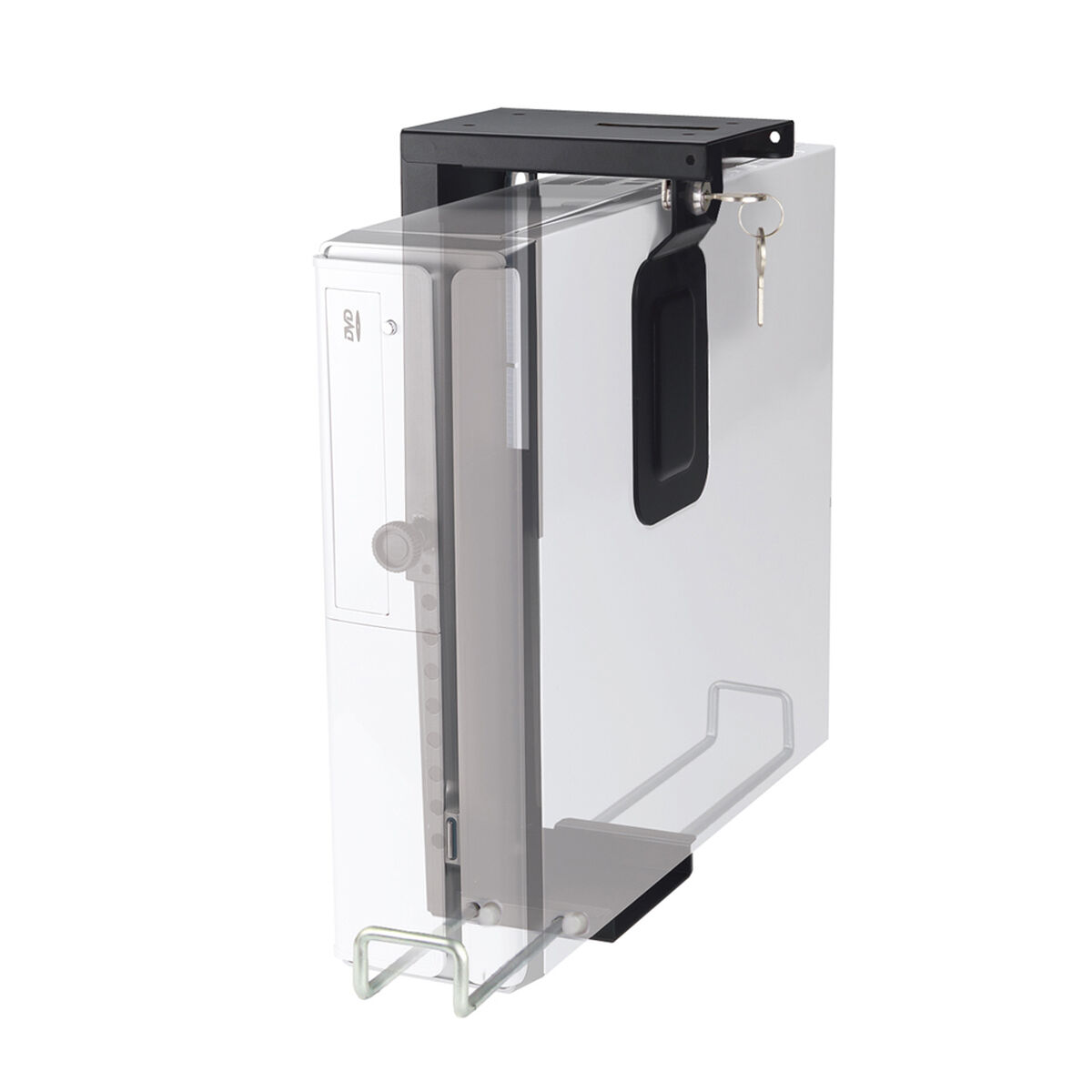 Holder Neomounts CPU-D075BLACK/LK Black Steel