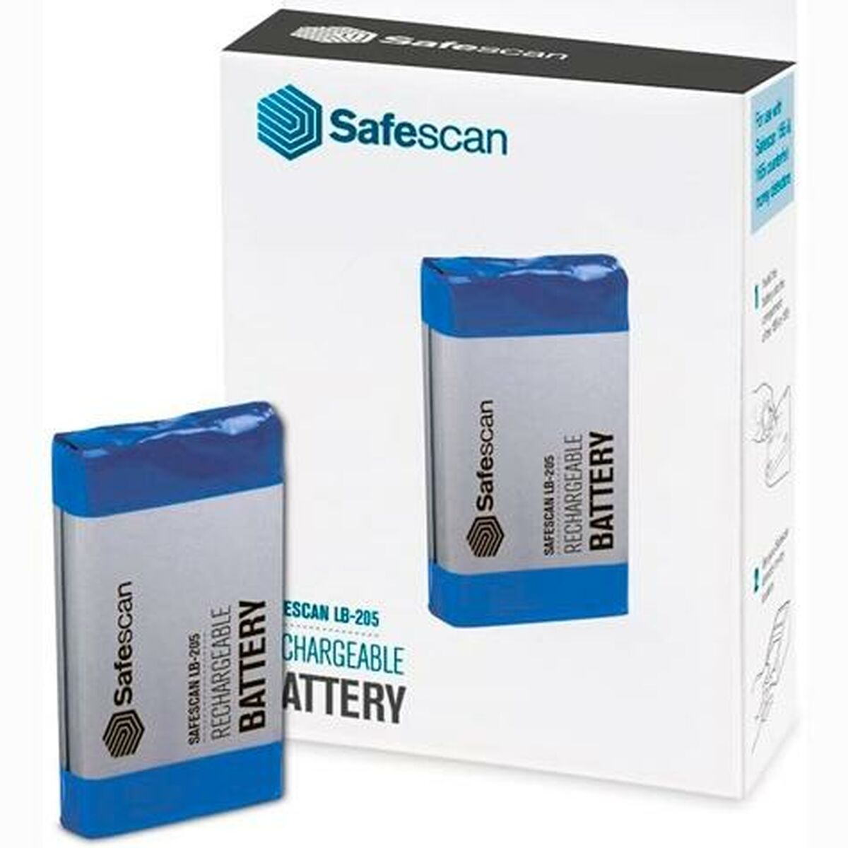 Rechargeable battery Safescan LB-205 Blue Rechargeable battery Safescan LB-205 Blue