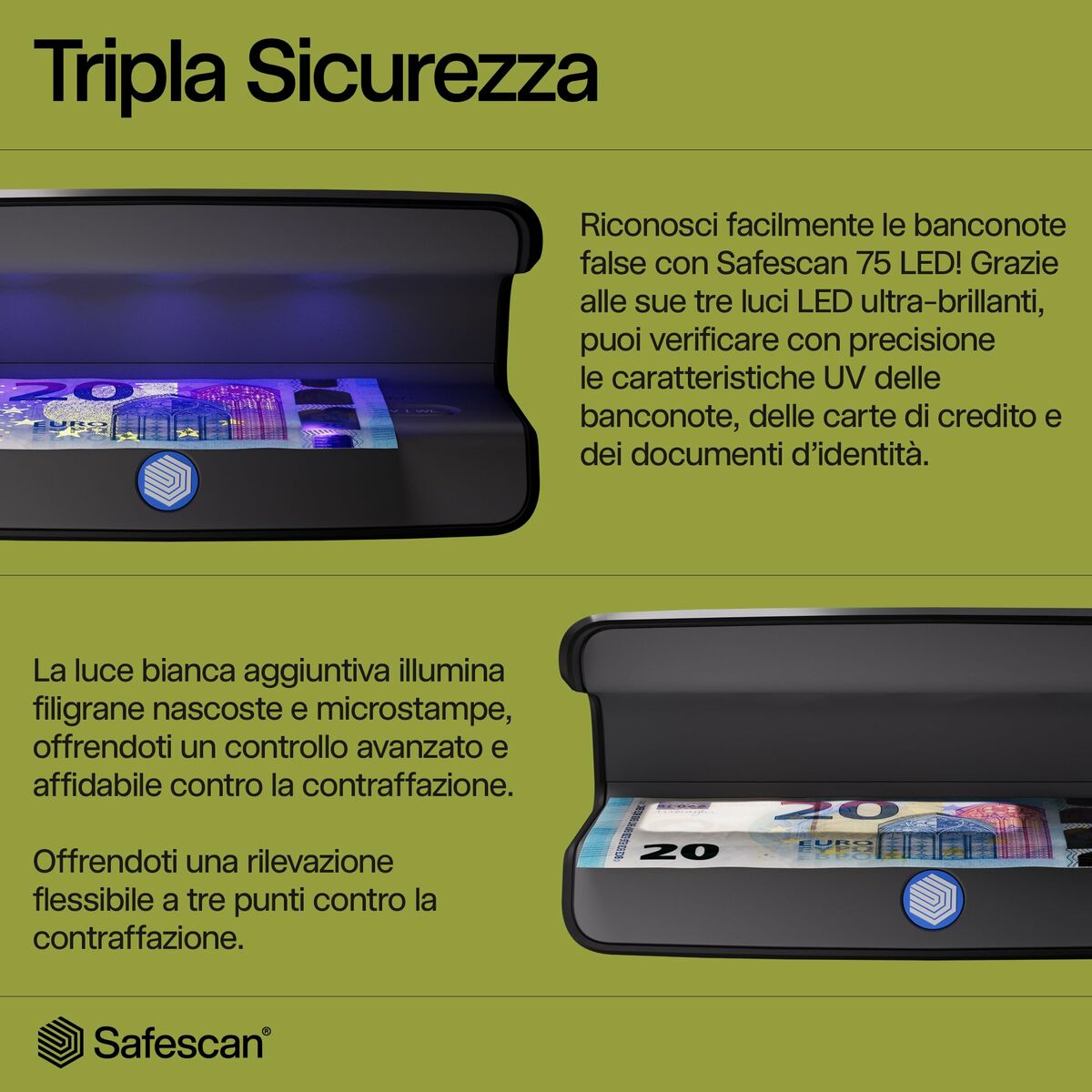 Counterfeit Note Detector Safescan 3LC099