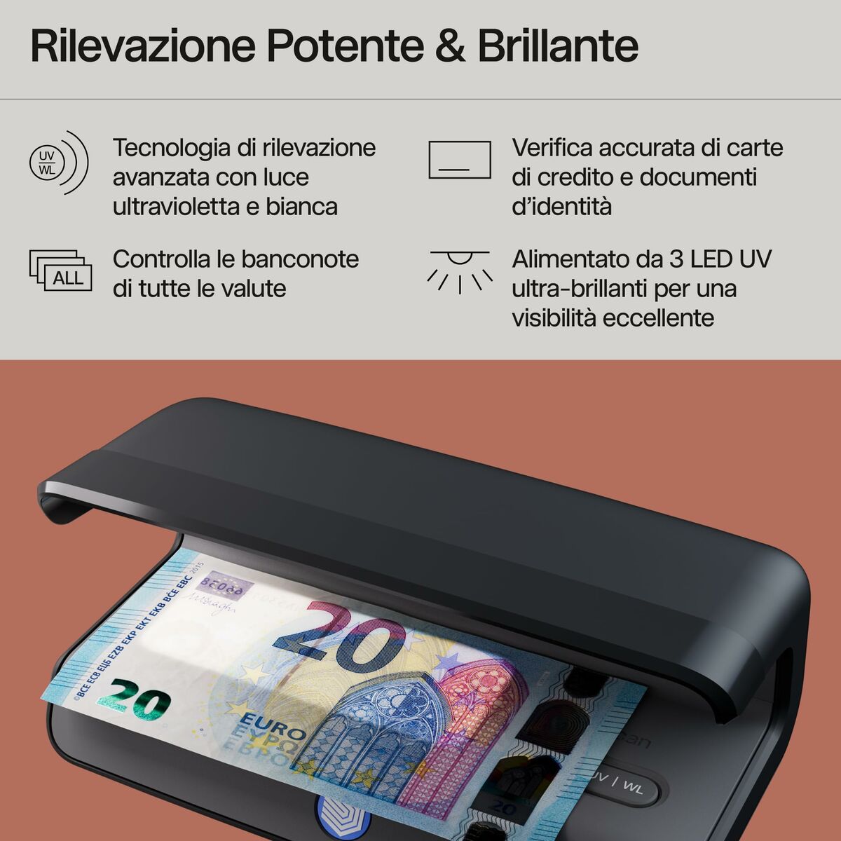 Counterfeit Note Detector Safescan 3LC099