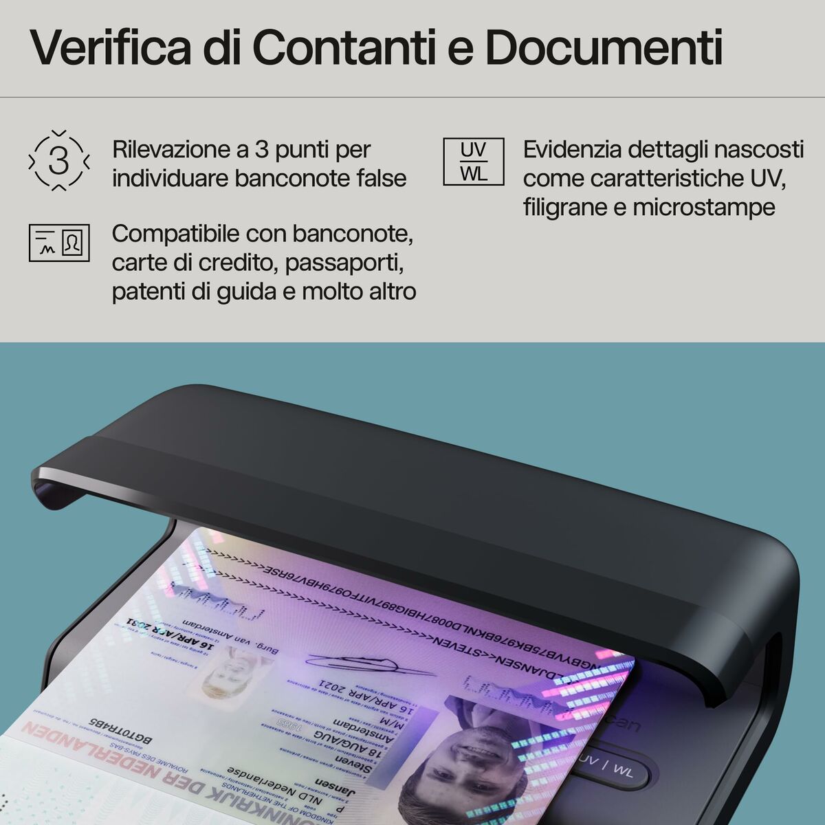 Counterfeit Note Detector Safescan 3LC099