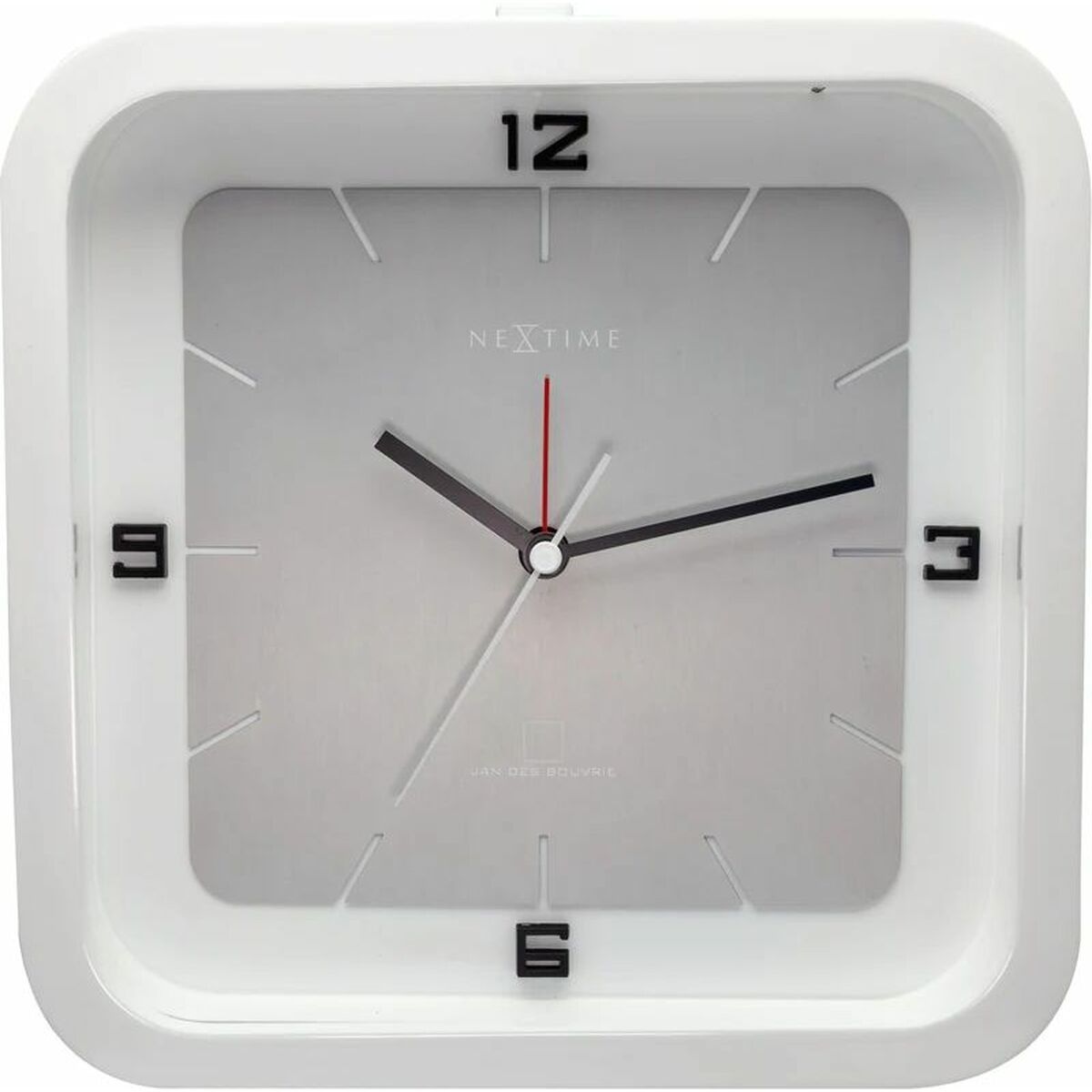 Table clock Nextime 5221WI 20 x 20 x 6 cm Table clock Nextime 5221WI 20 x 20 x 6 cm