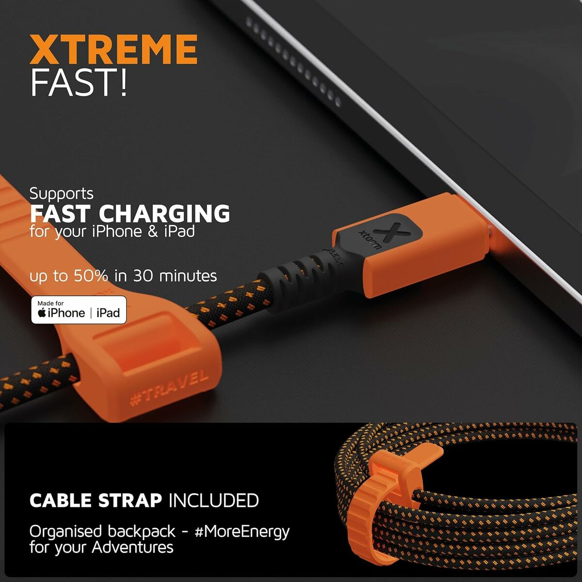 USB Cable Xtorm CXX2002 Orange