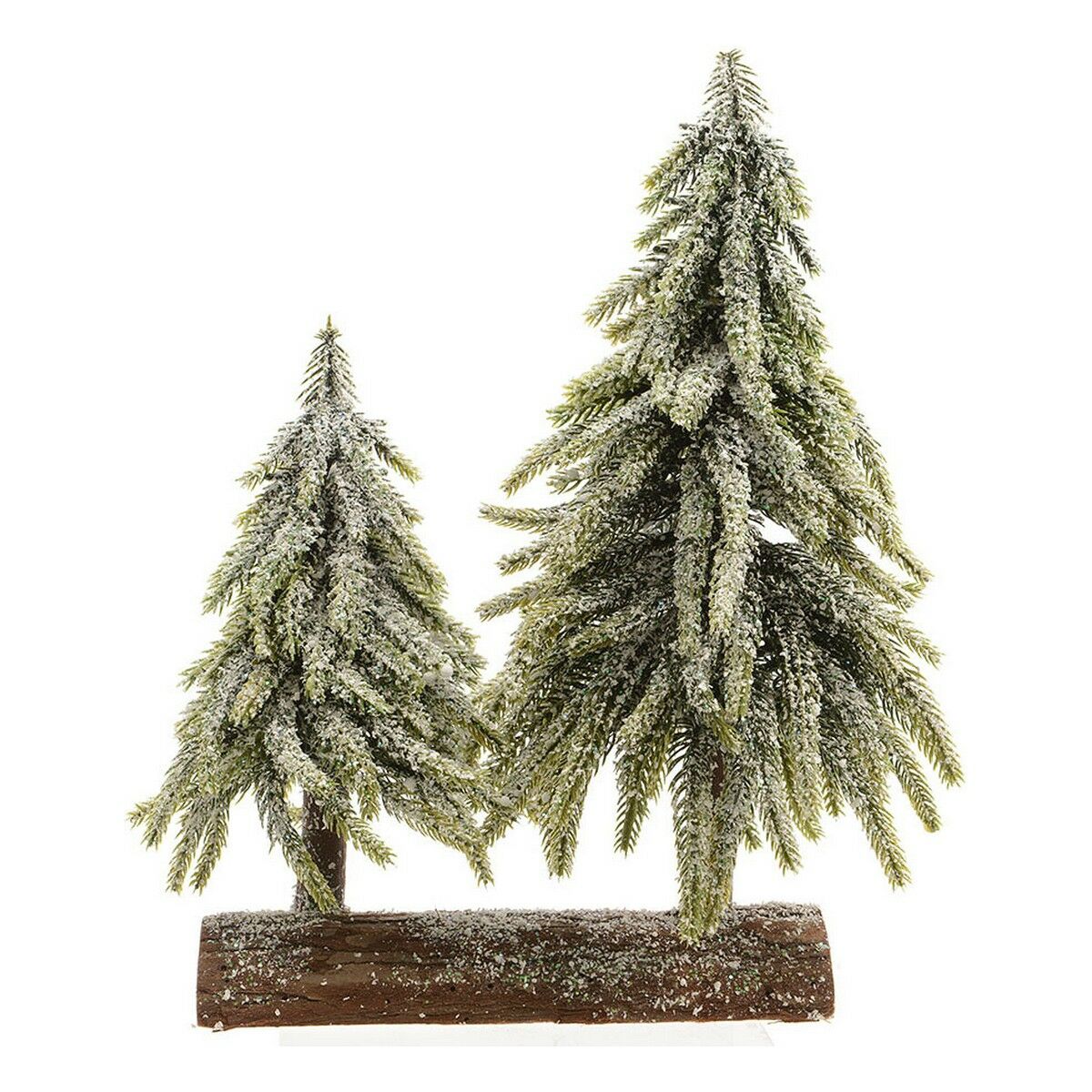 Christmas Tree Double Snowfall Wooden base (28 x 16 x 28 cm) Christmas Tree Double Snowfall Wooden base (28 x 16 x 28 cm)