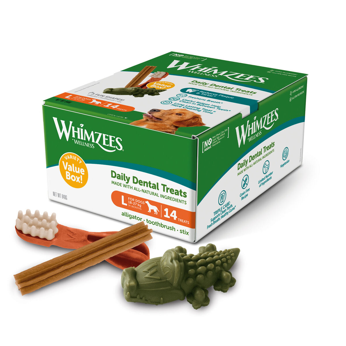 Wet food Whimzees Veggie Sausage 14 Units Wet food Whimzees Veggie Sausage 14 Units