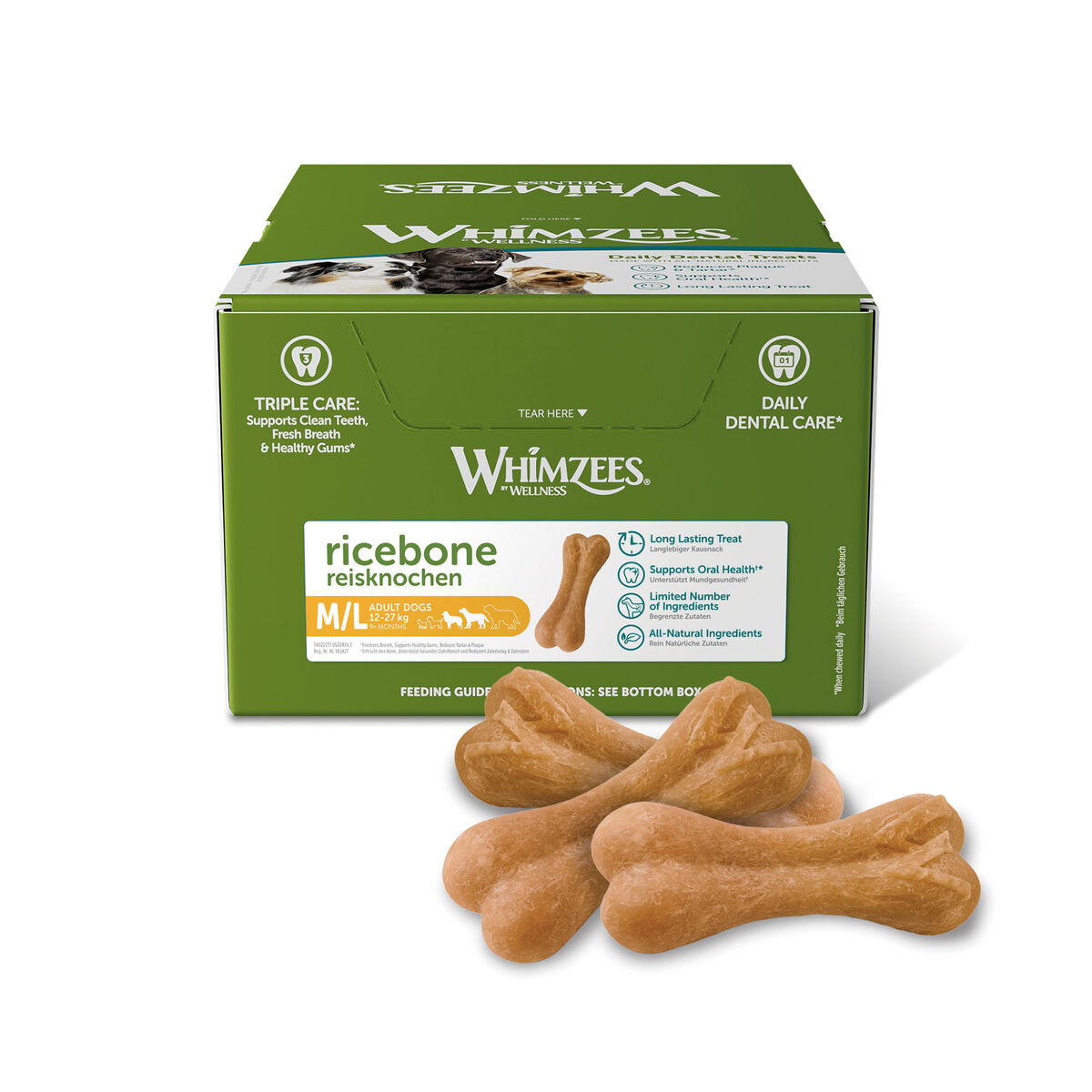Wet food Whimzees Ricebone 50 Units